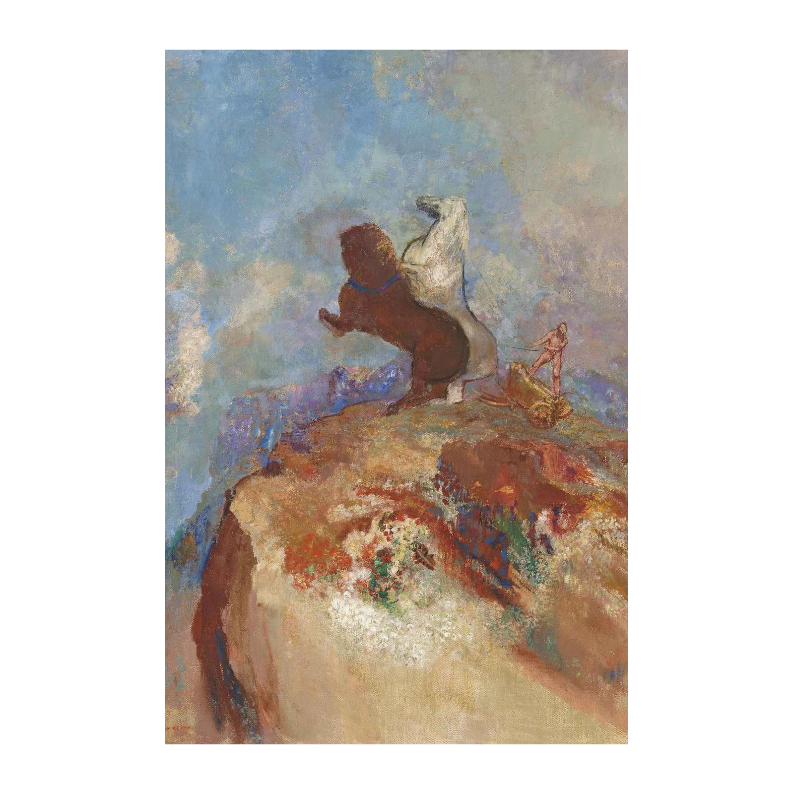 Mythic Horses Struggle Wall Art