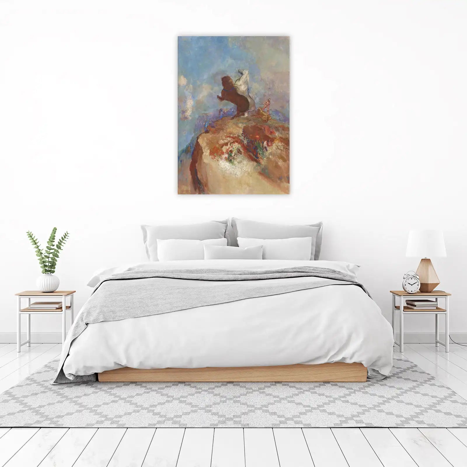 Mythic Horses Struggle Wall Art