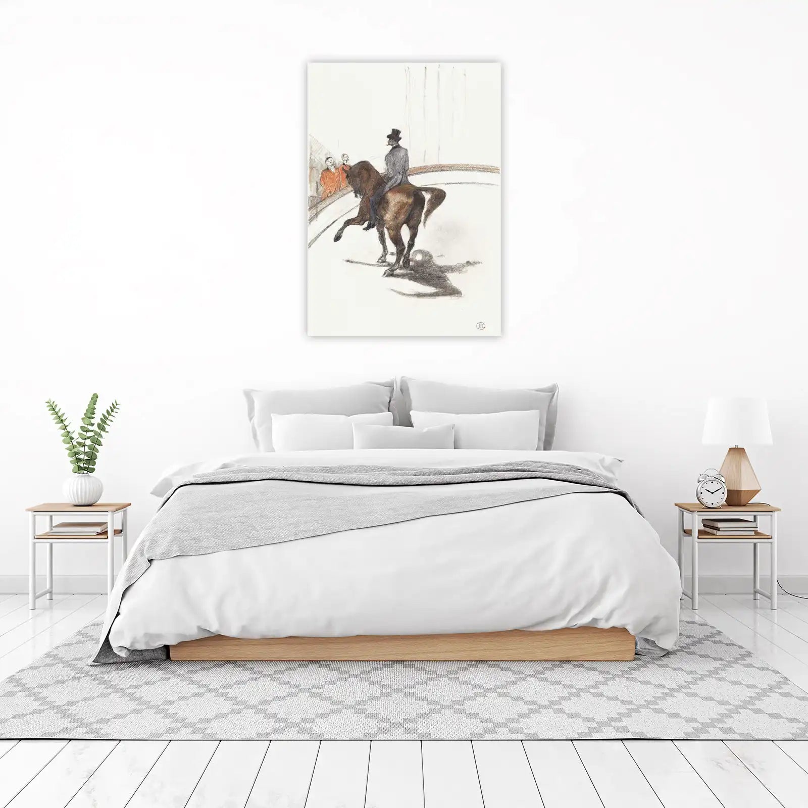 Equestrian Circus Rider Top Hat Wall Art