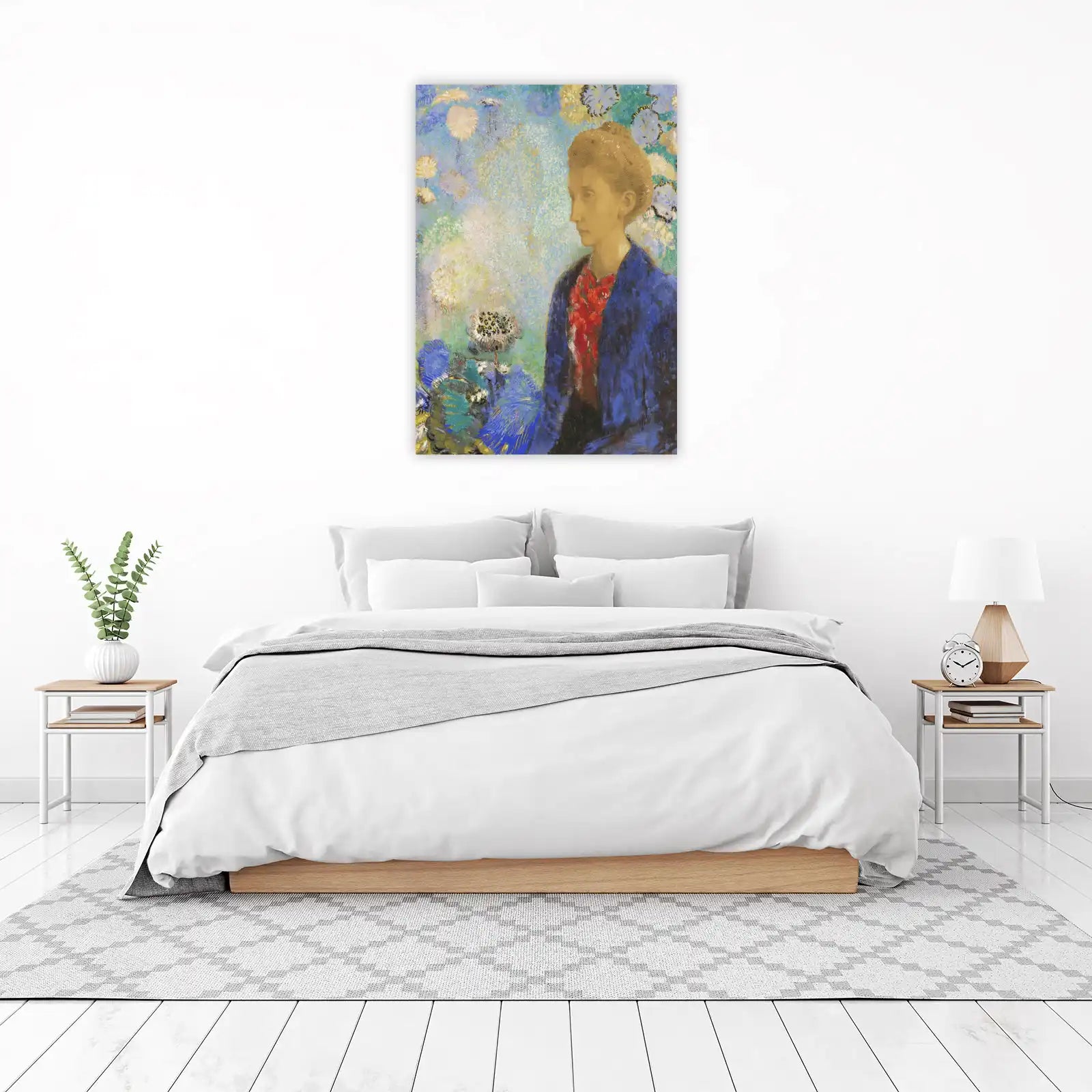 Enchanting Portrait & Floral Dreams Wall Art