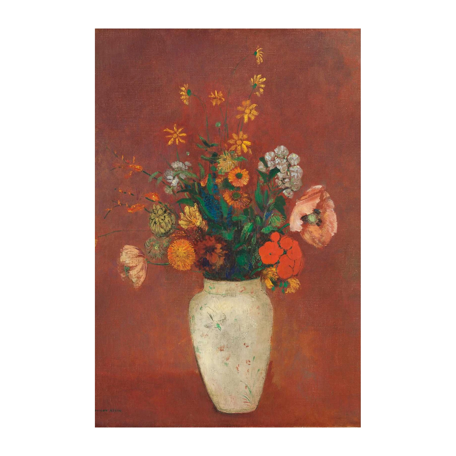 Vibrant Floral Arrangement Wall Art