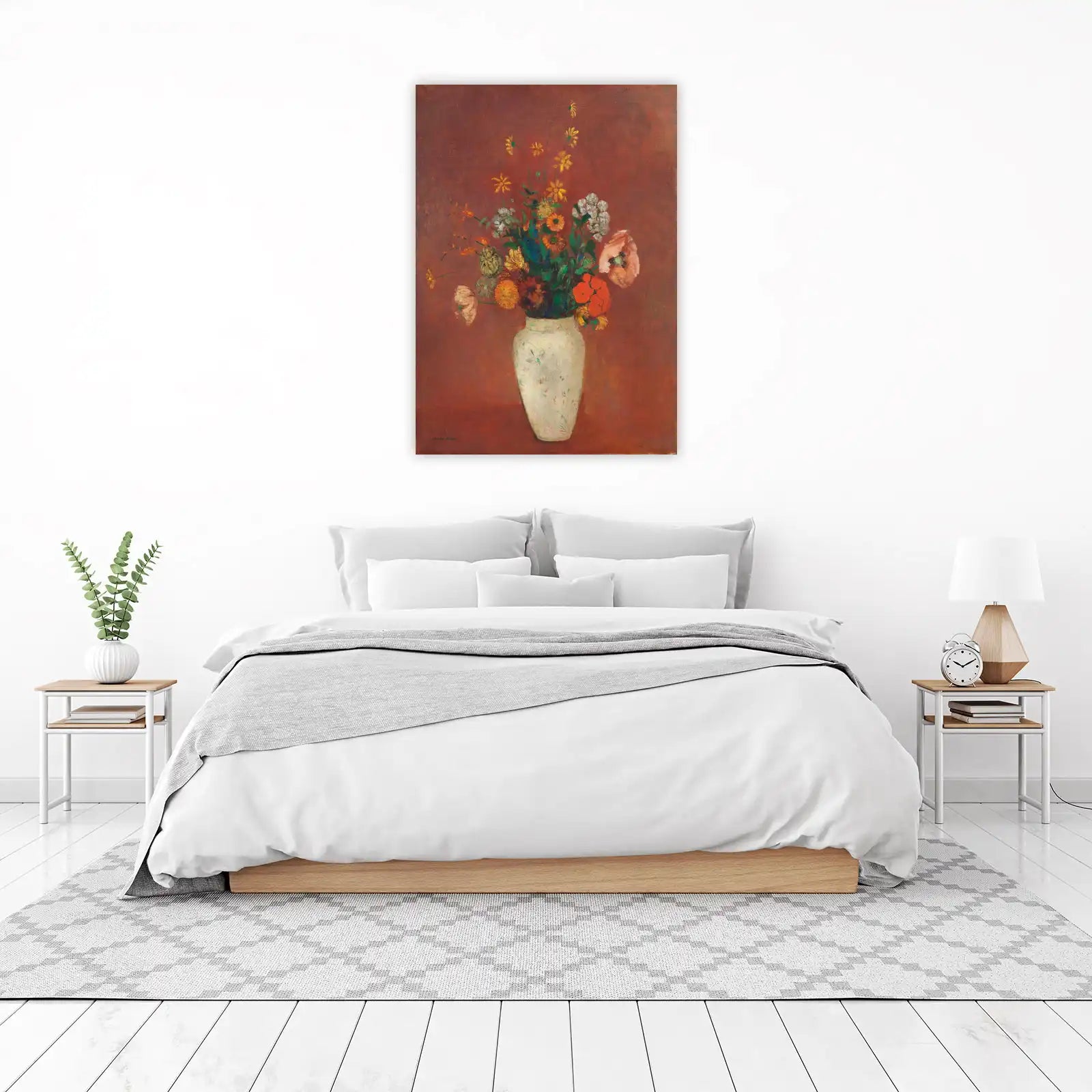 Vibrant Floral Arrangement Wall Art