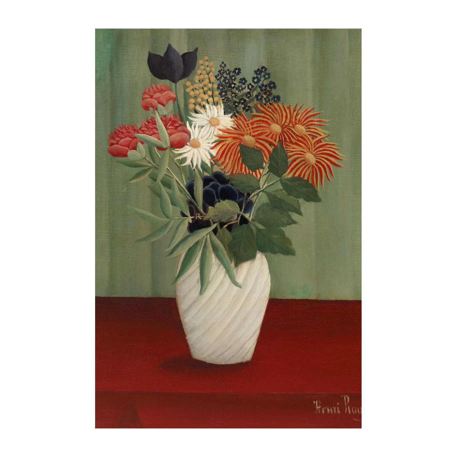 Vibrant Floral Still Life Wall Art