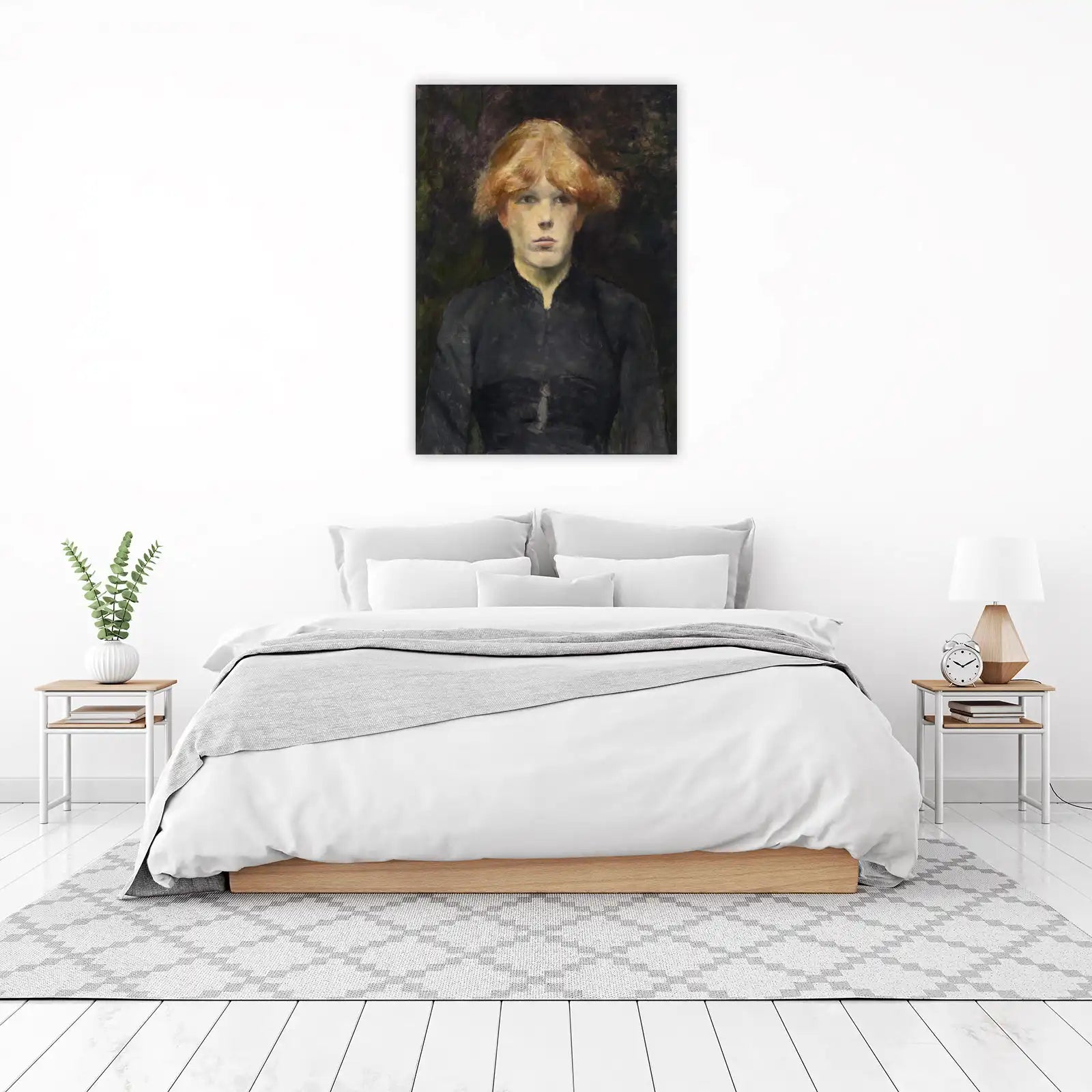 Captivating Portrait of a Woman Wall Art