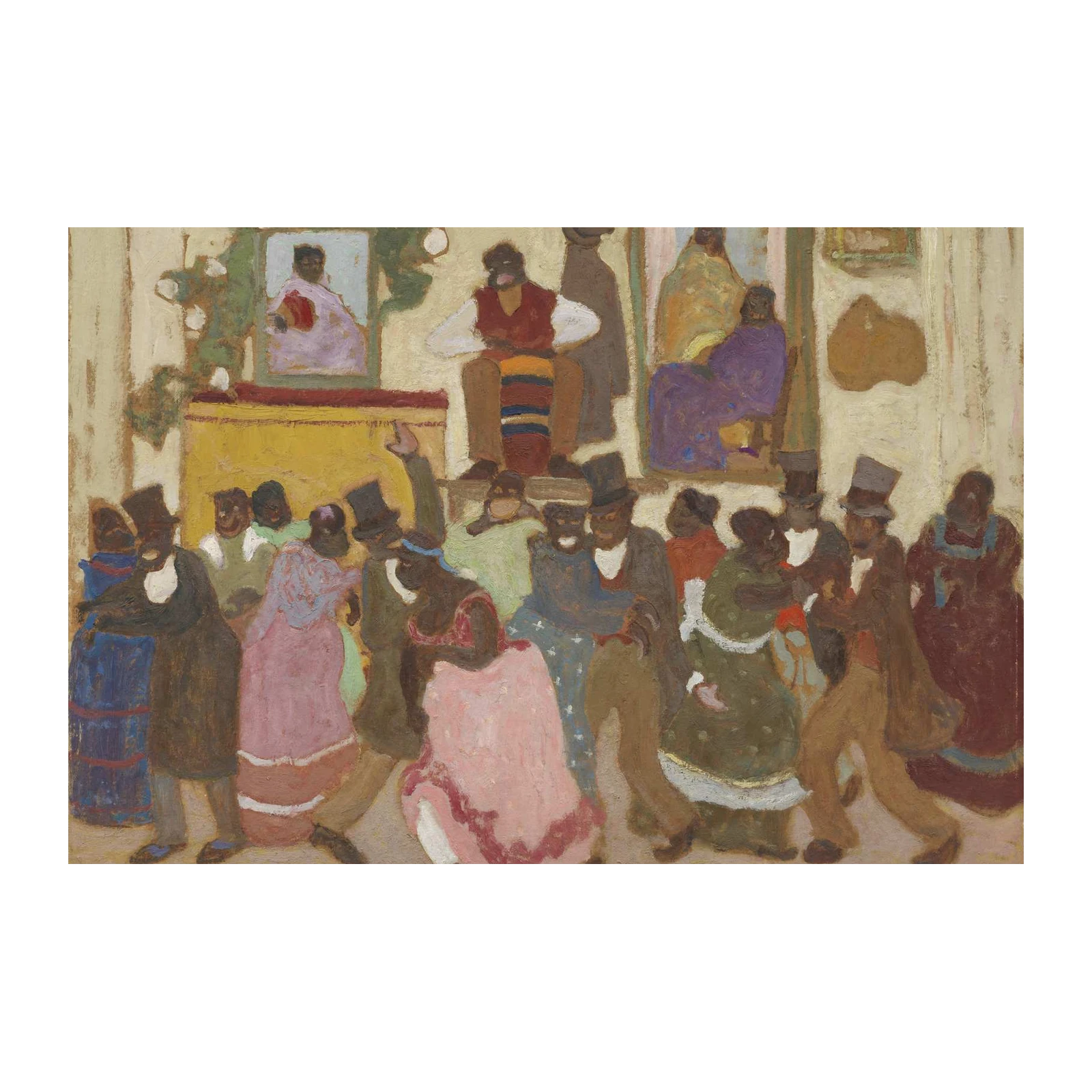 Vibrant Dancing Scene Wall Art