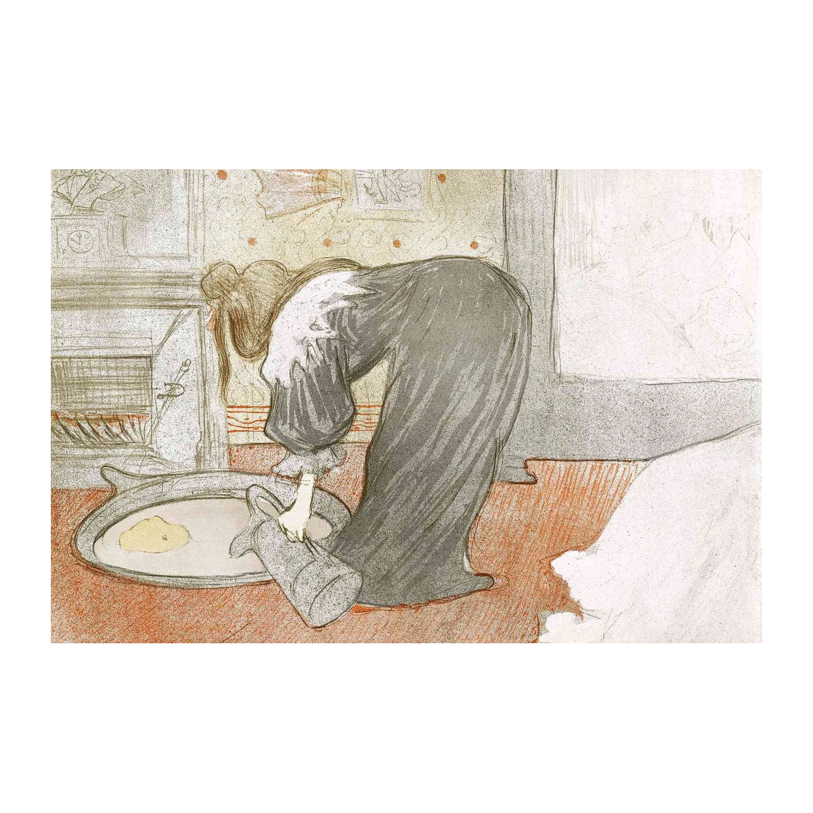 Elegant Woman Morning Routine Wall Art