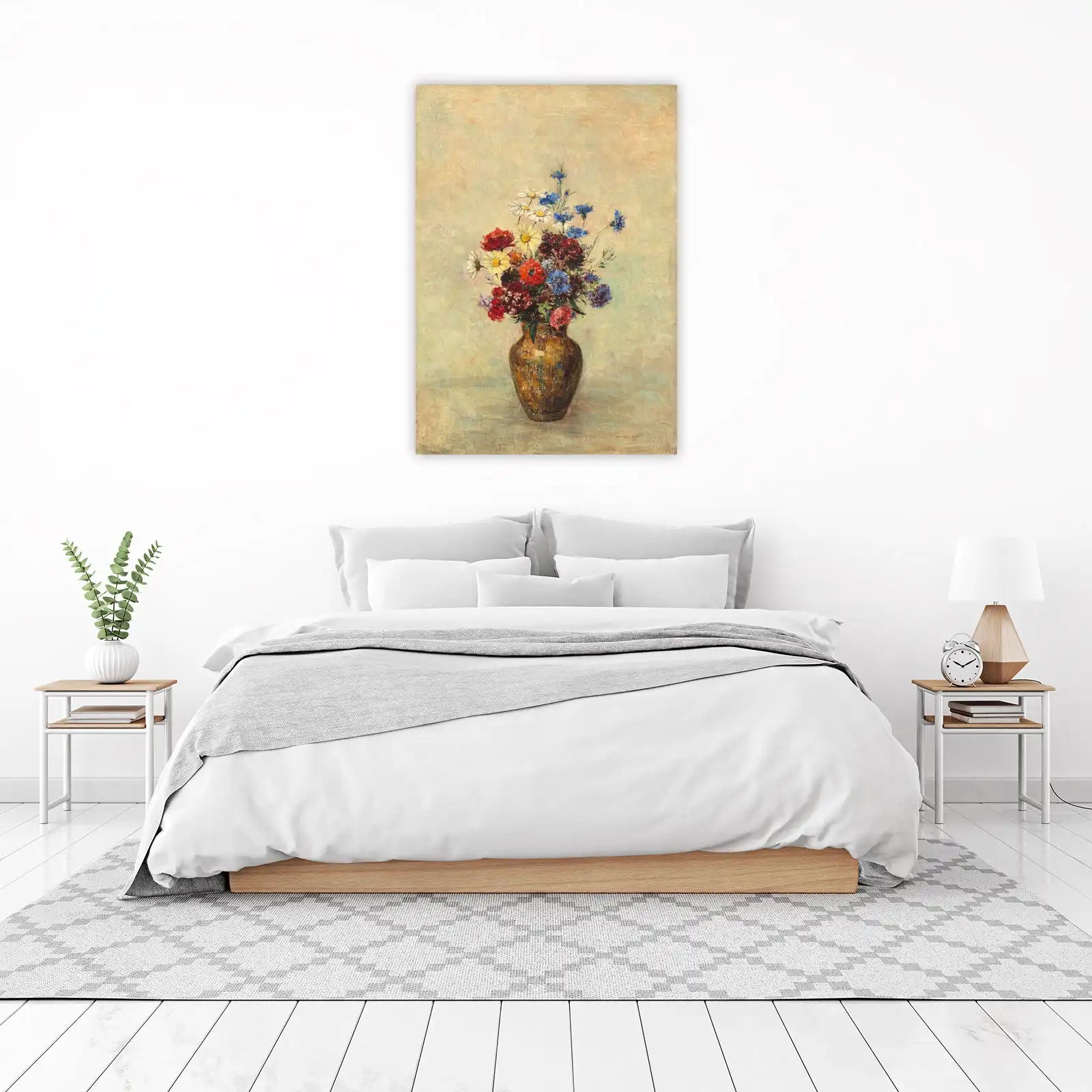 Vibrant Wildflower Bouquet Wall Art