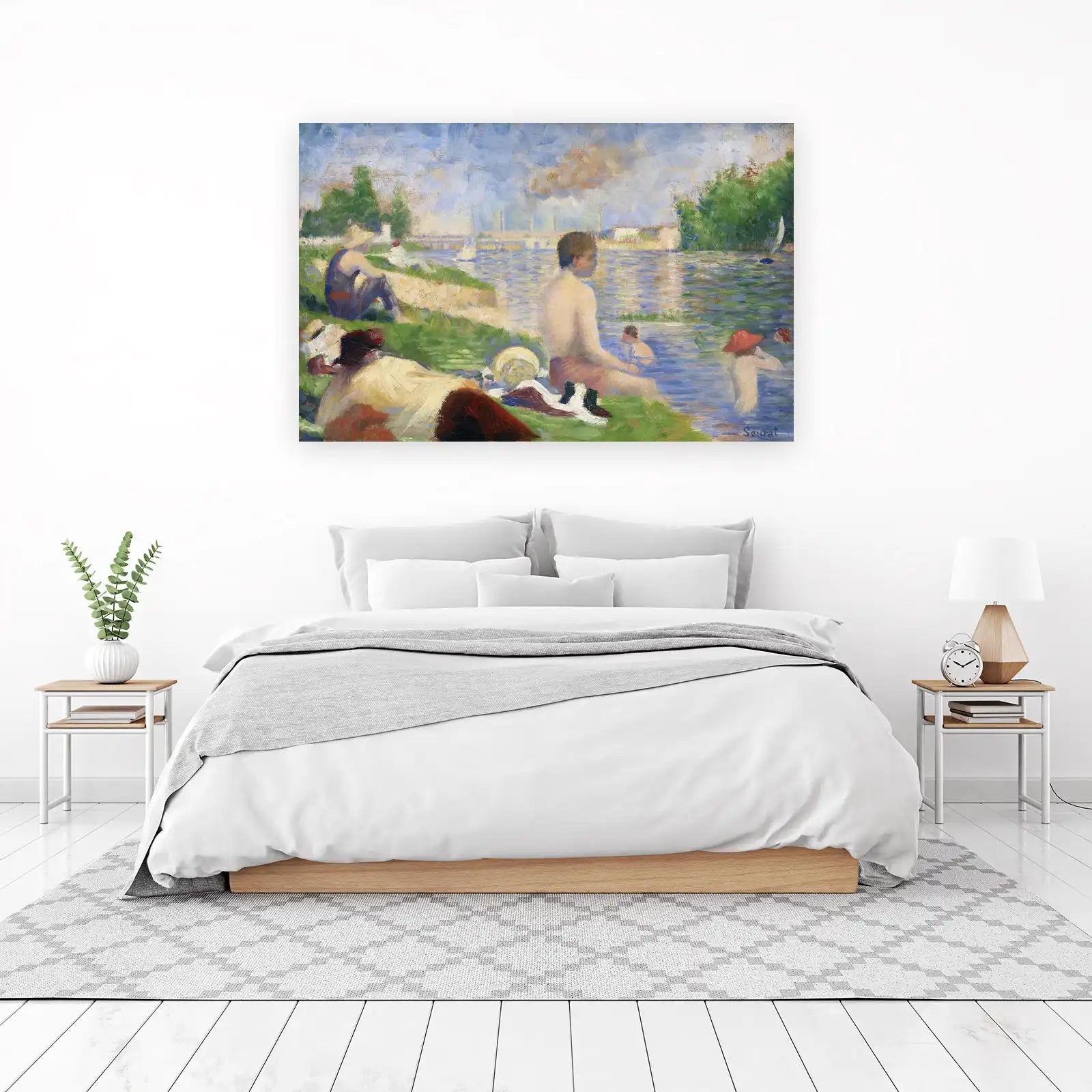 Seurat Sunday Afternoon on Island of La Grande Jatte Wall Art