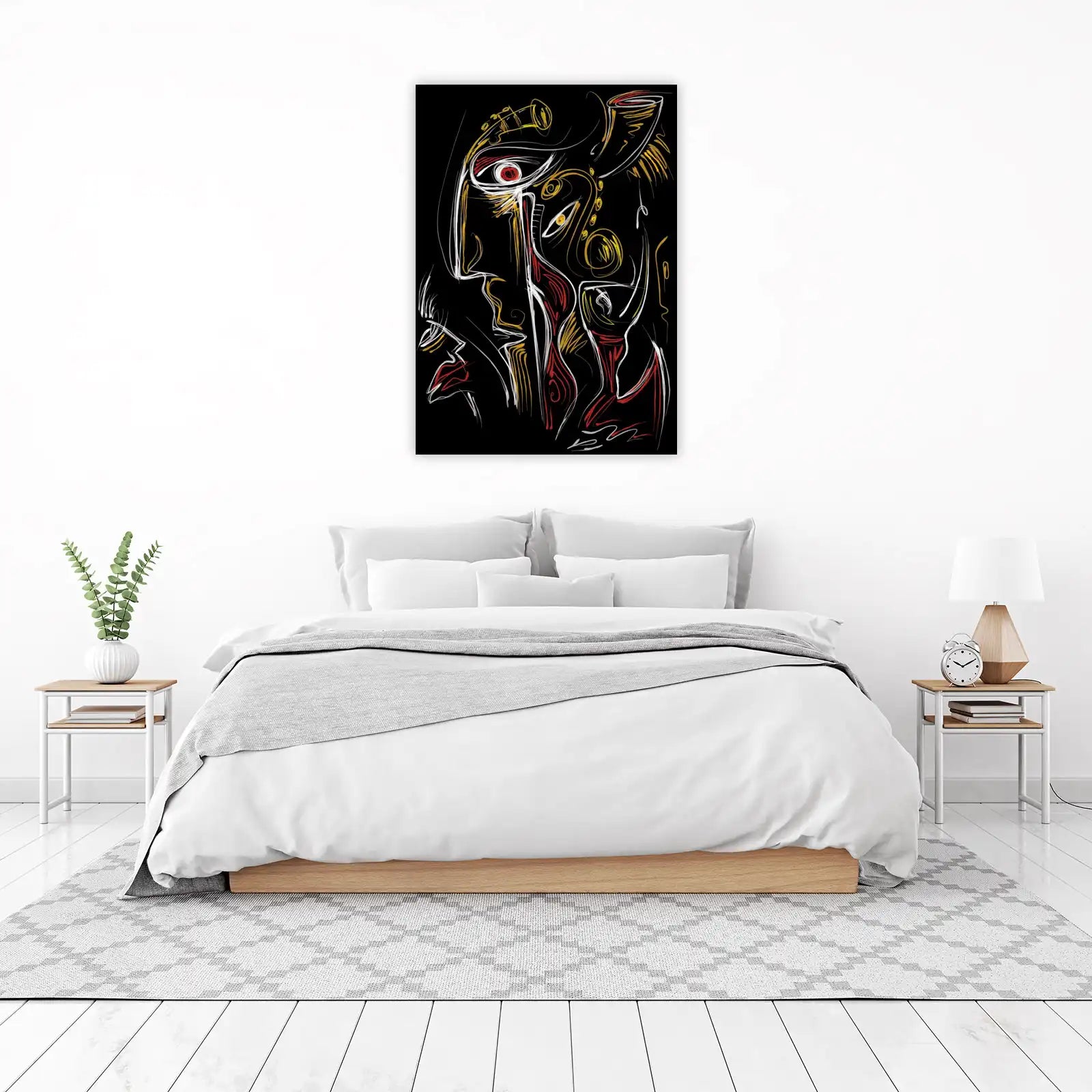 Abstract Figures Wall Art - Modern Wall Art