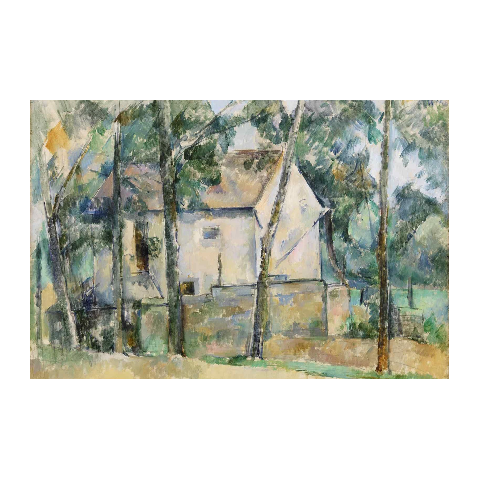 Impressionist Landscape House Wall Art