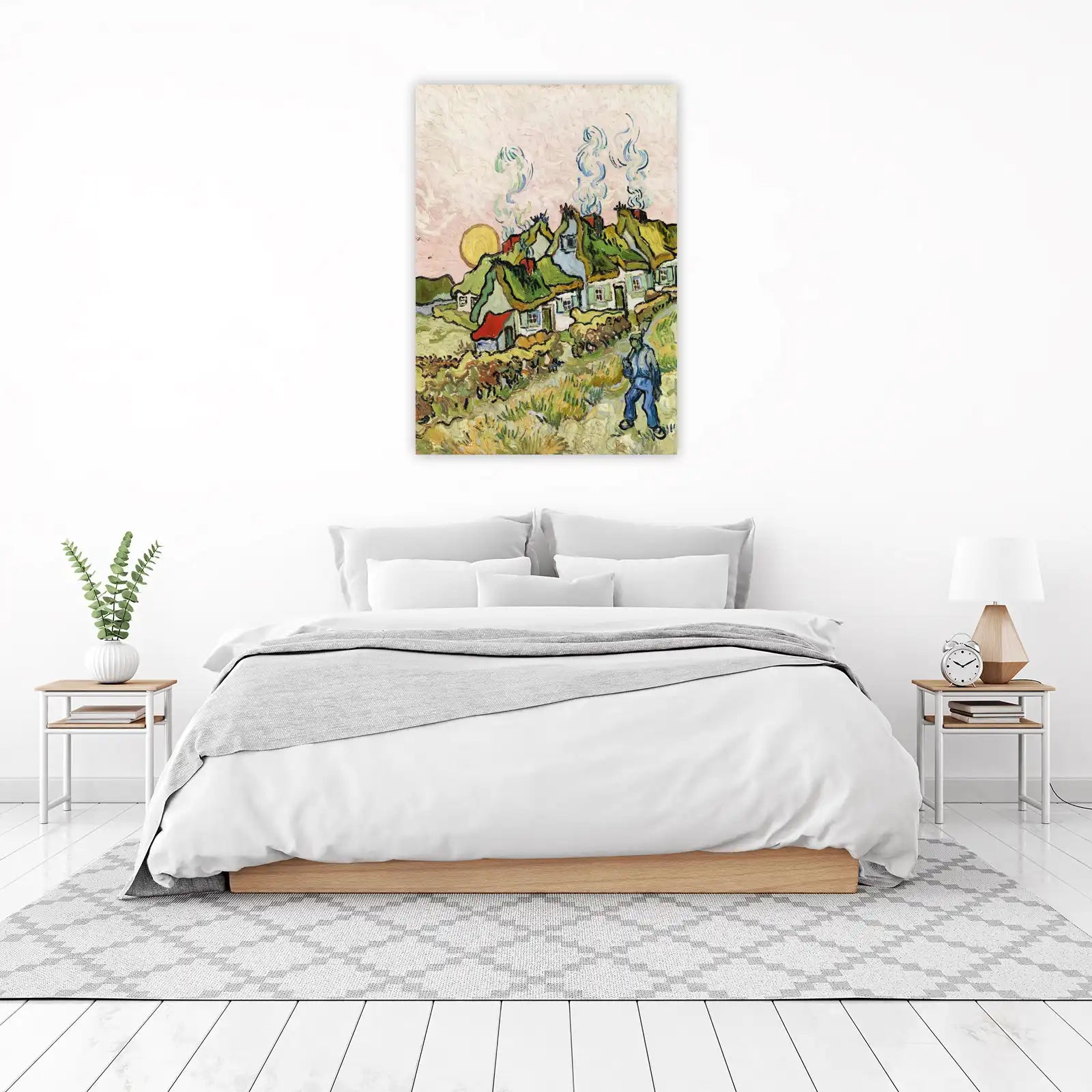 Van Gogh Village Landscape Wall Art