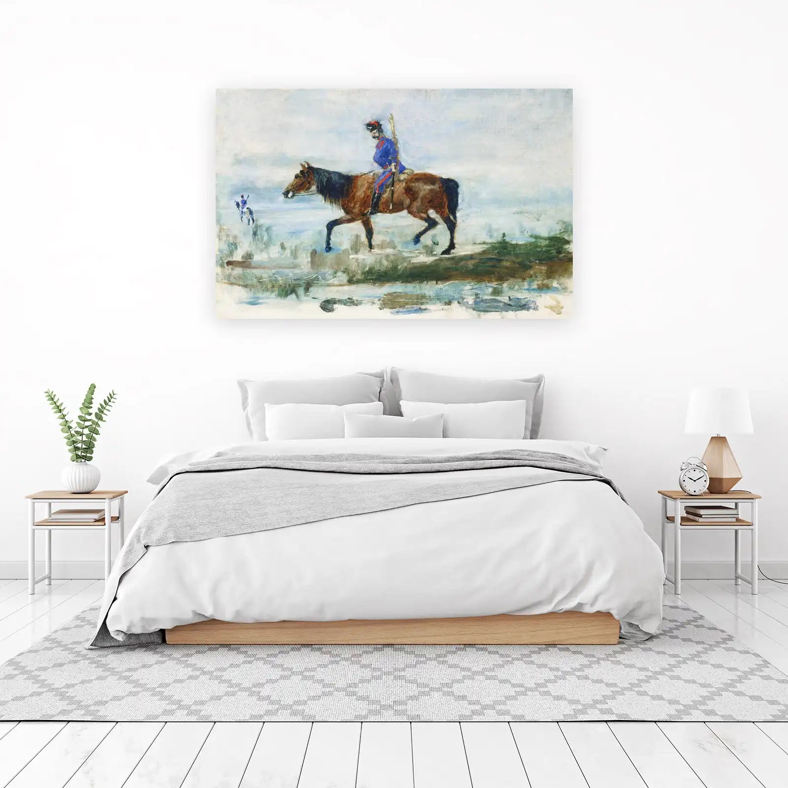 Equestrian Soldier on Horseback Wall Art