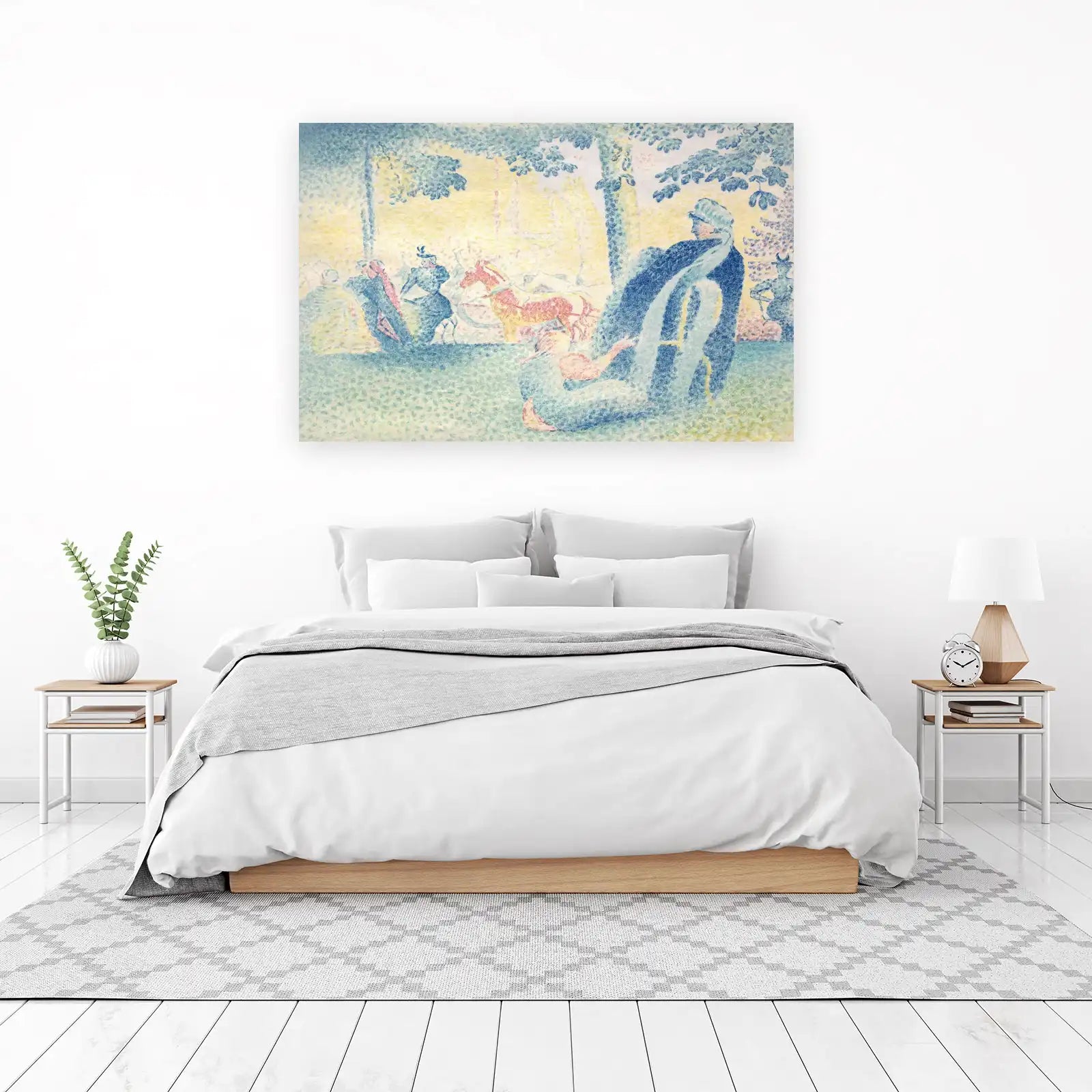 Leisurely Afternoon Horse Carriage Wall Art