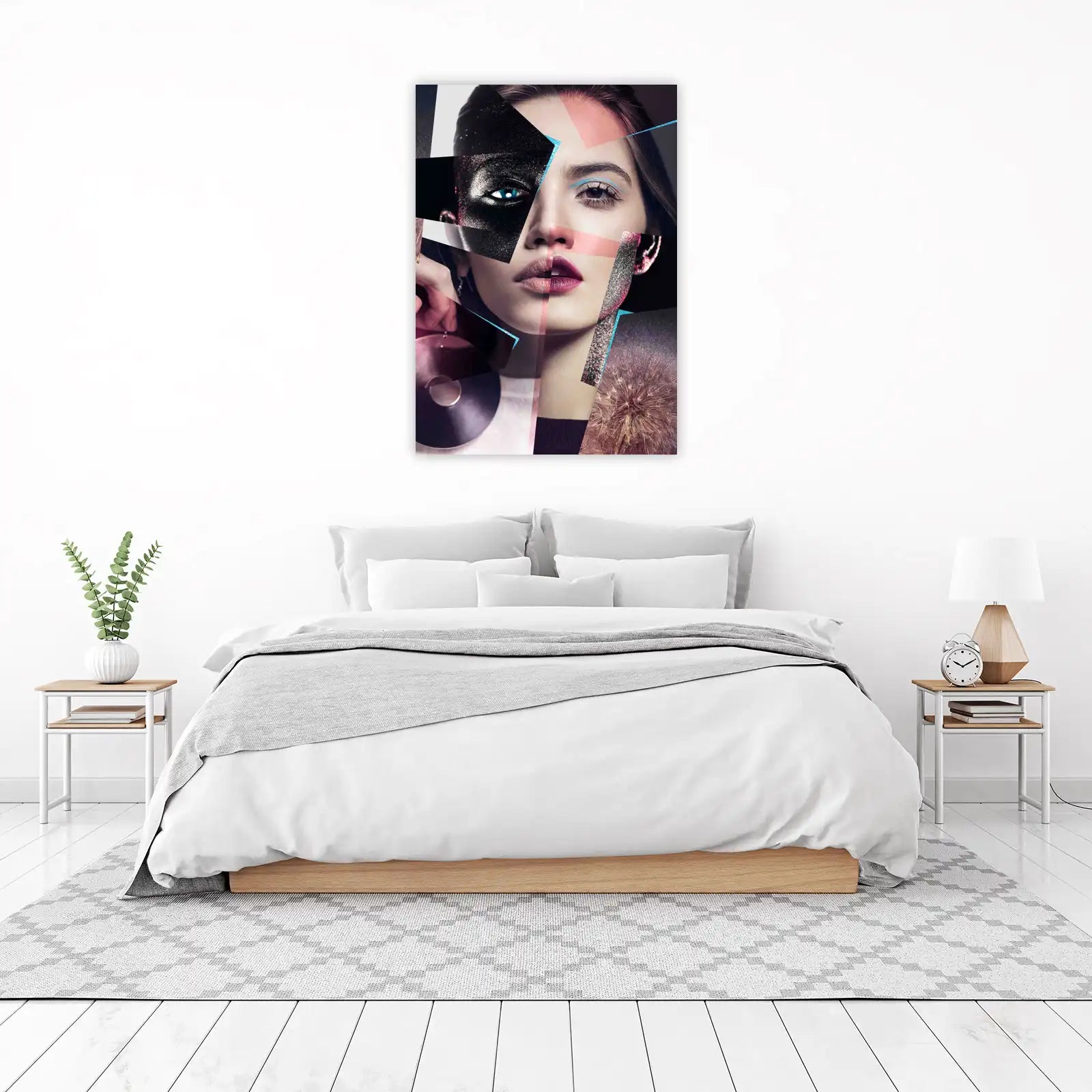 Surreal Portrait Collage Wall Art
