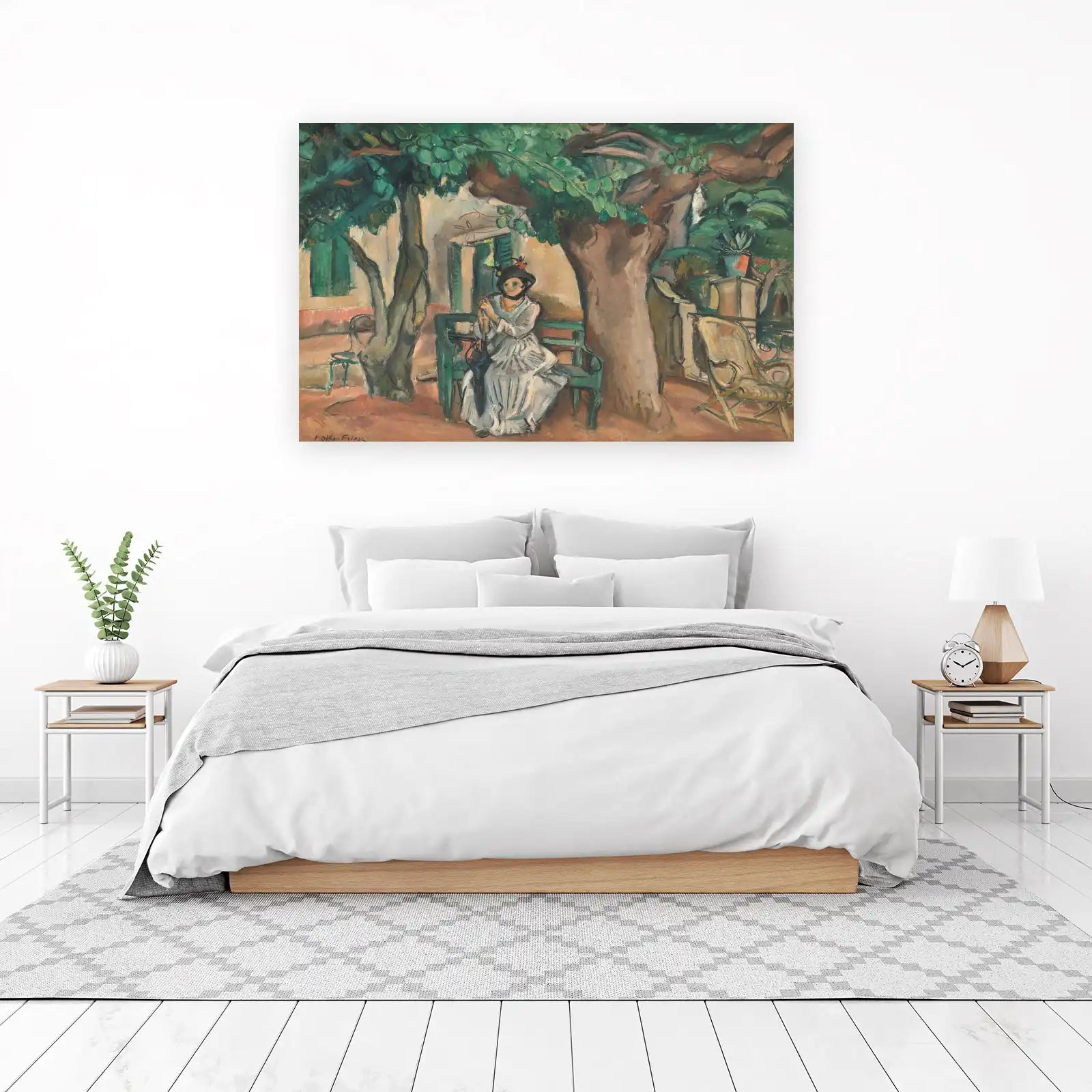 Garden Serenity Woman Wall Art