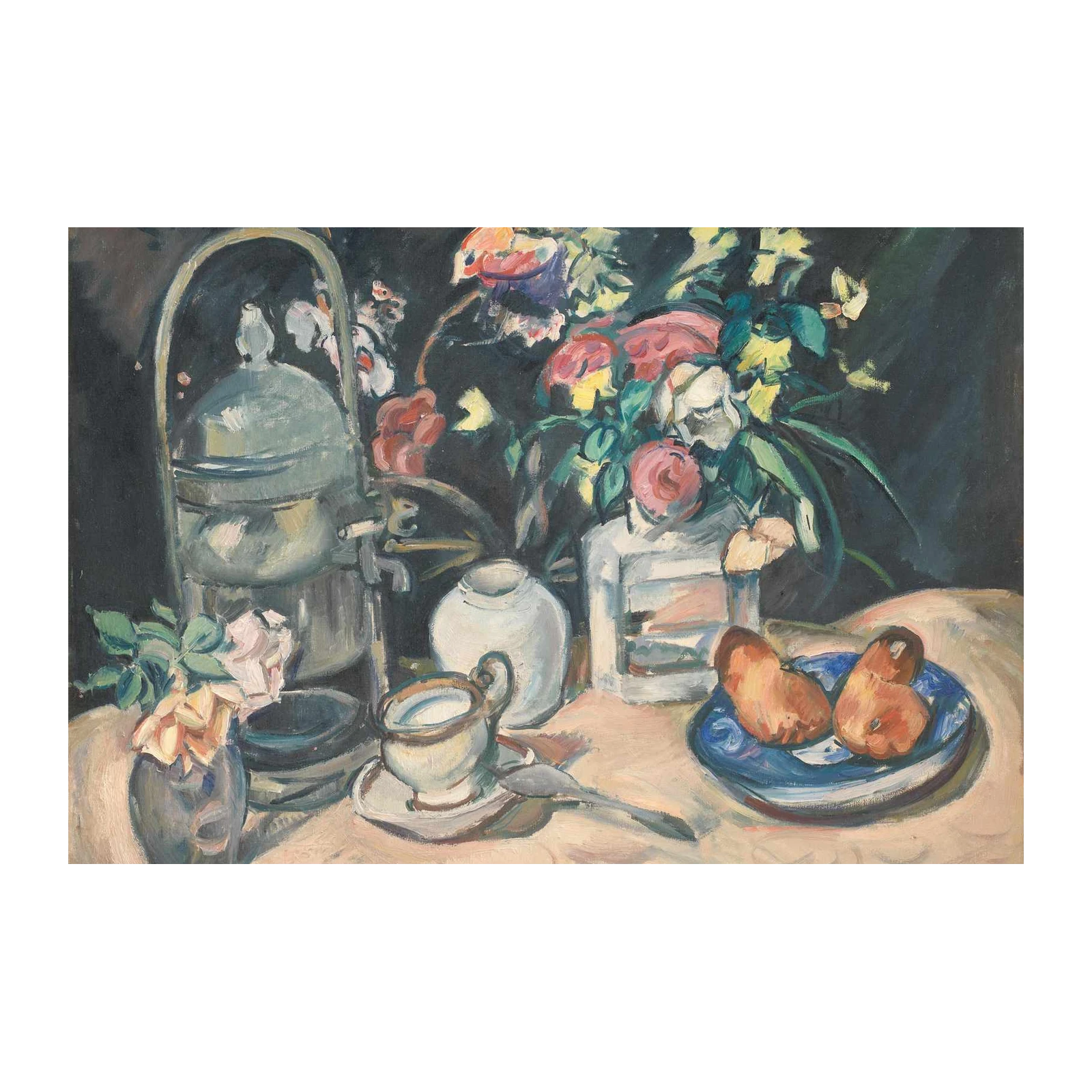 Vibrant Still Life with Pears Wall Art
