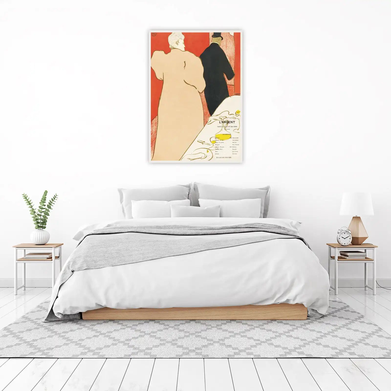 Art Nouveau "L'Argent" Poster Wall Art