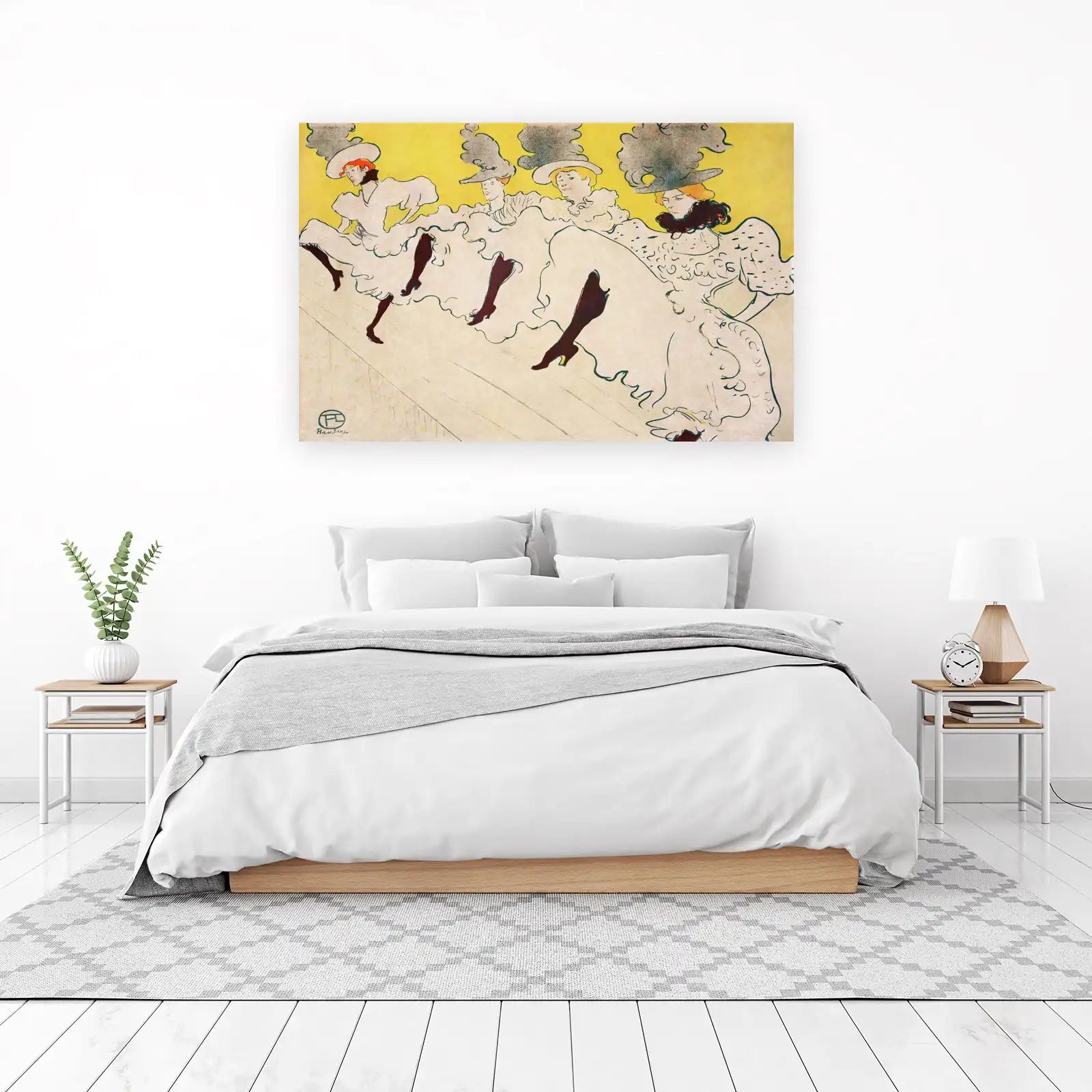 Vintage Moulin Rouge Dancer Wall Art
