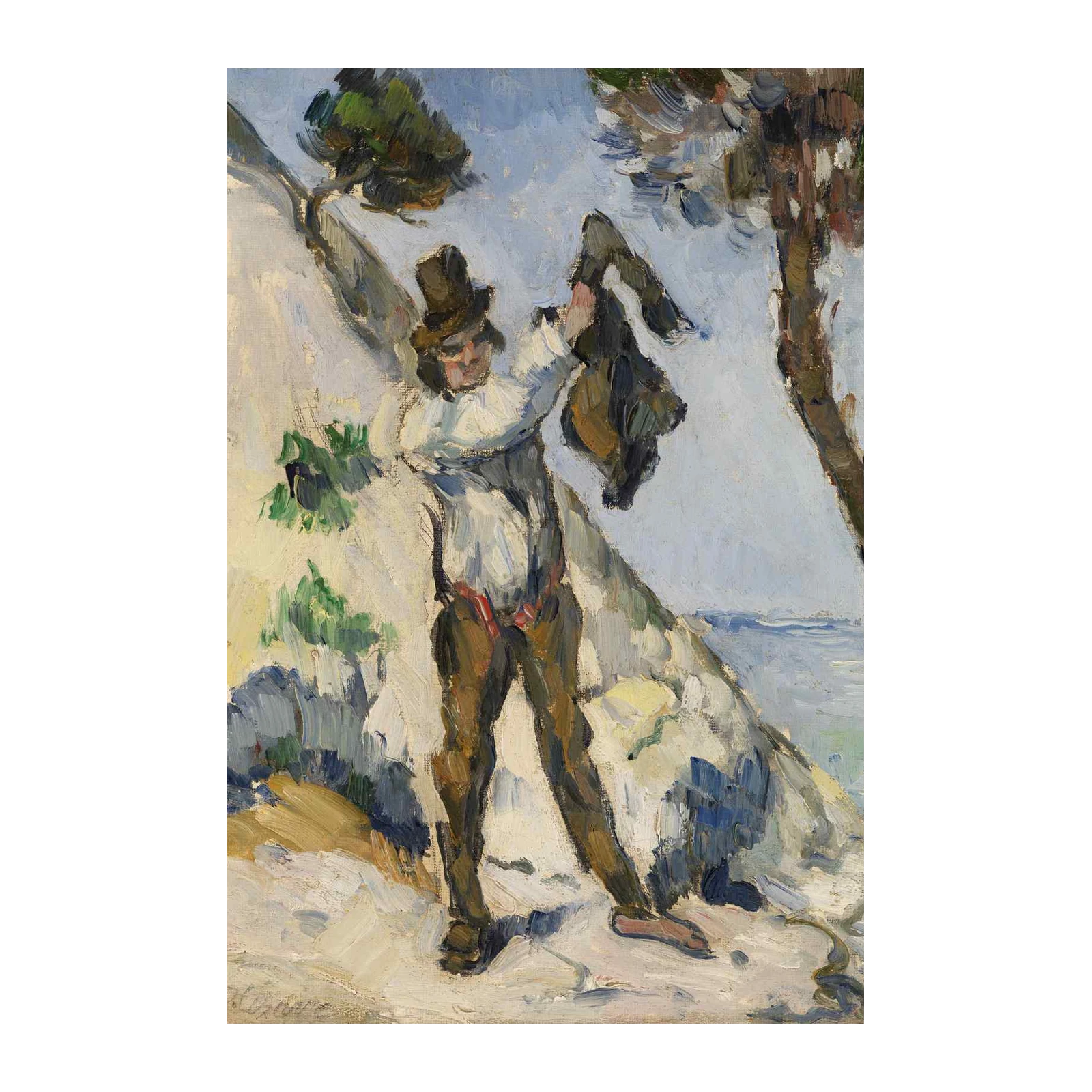 Impressionist Coastal Wanderer Wall Art