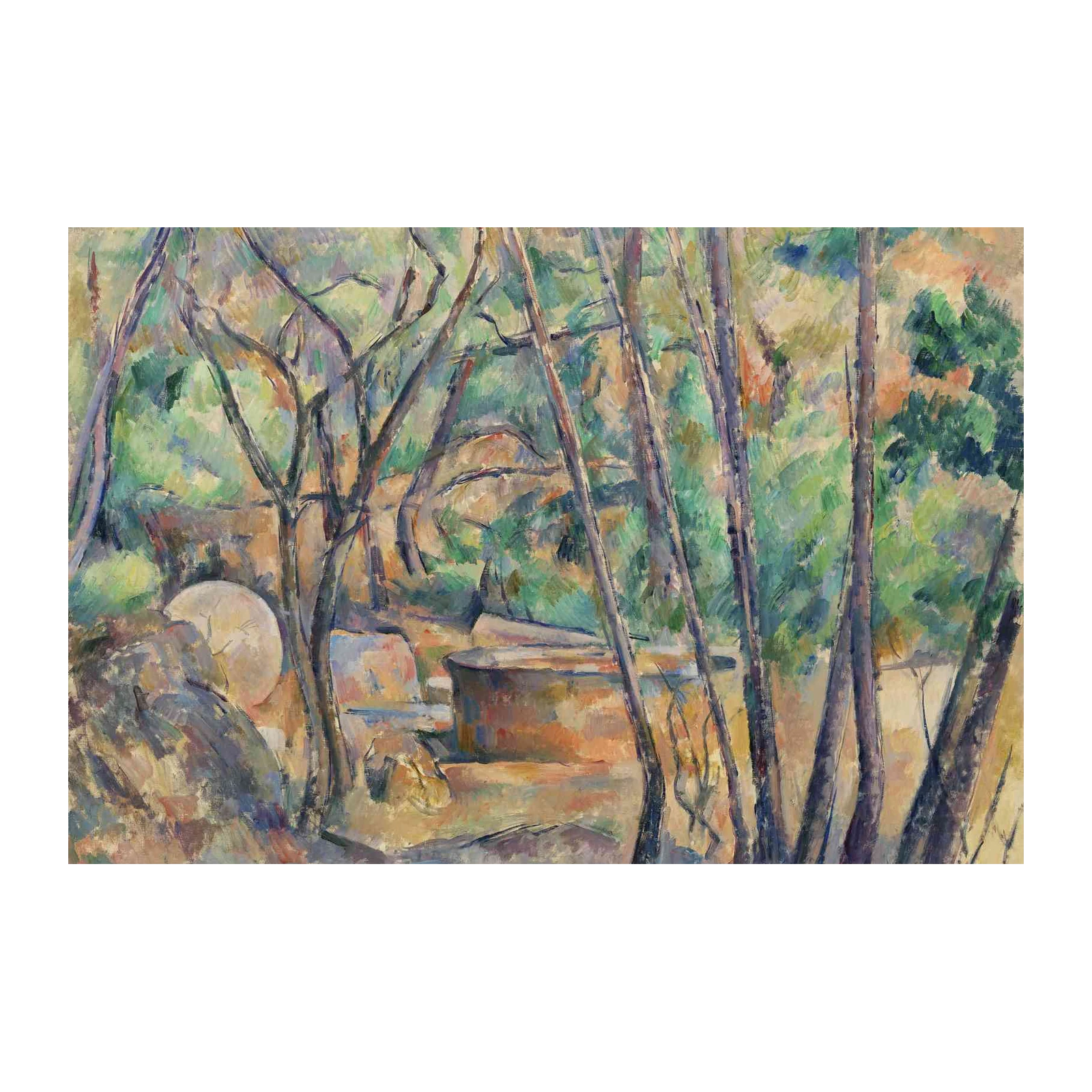Impressionist Forest Landscape Wall Art