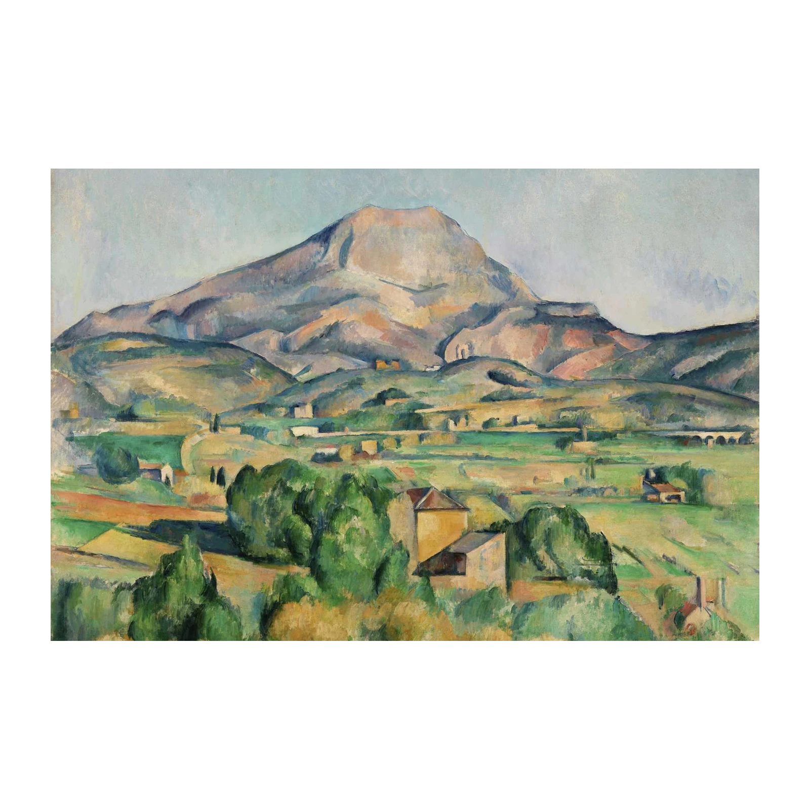 Mont Sainte-Victoire Landscape Wall Art