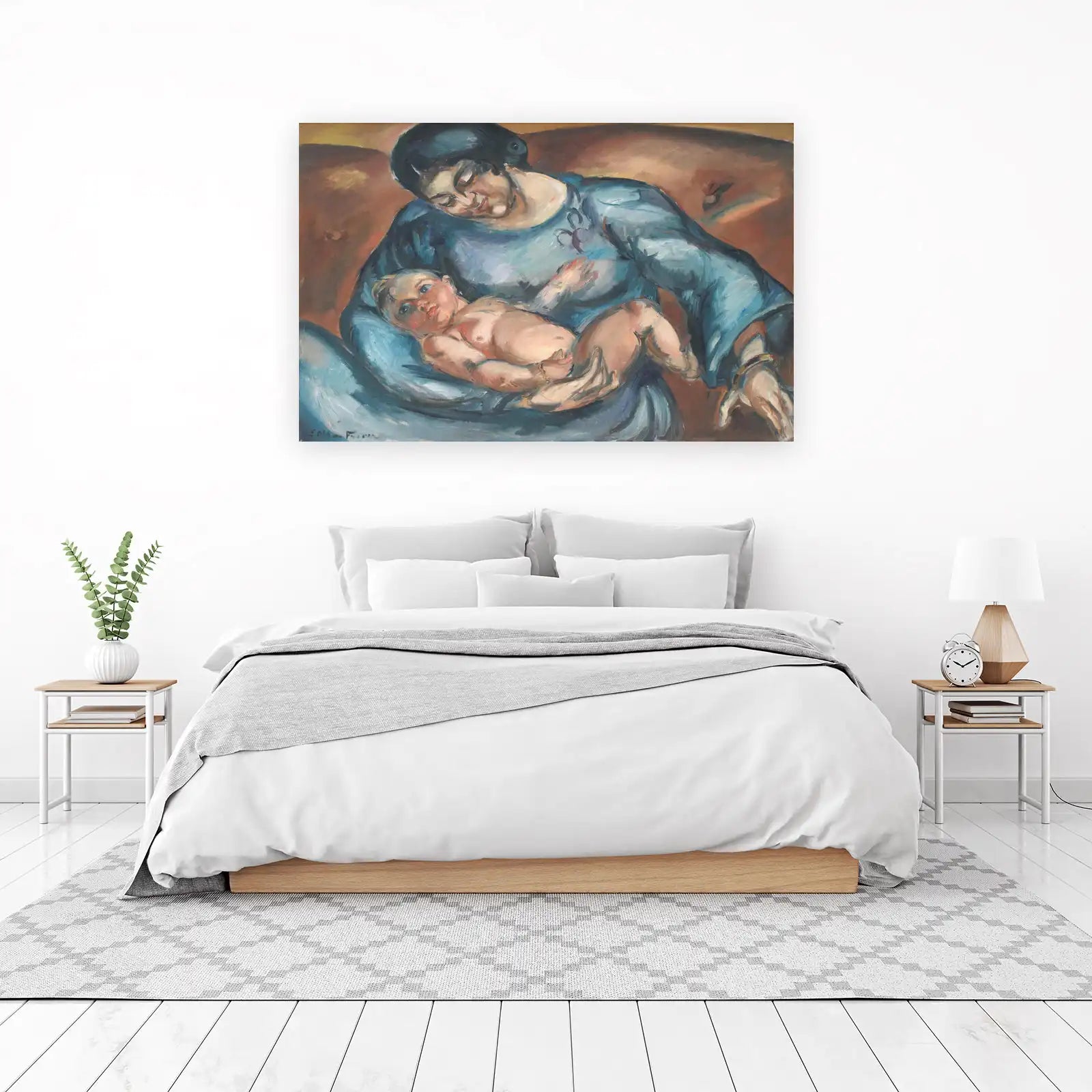 Mother and Child Embrace Wall Art
