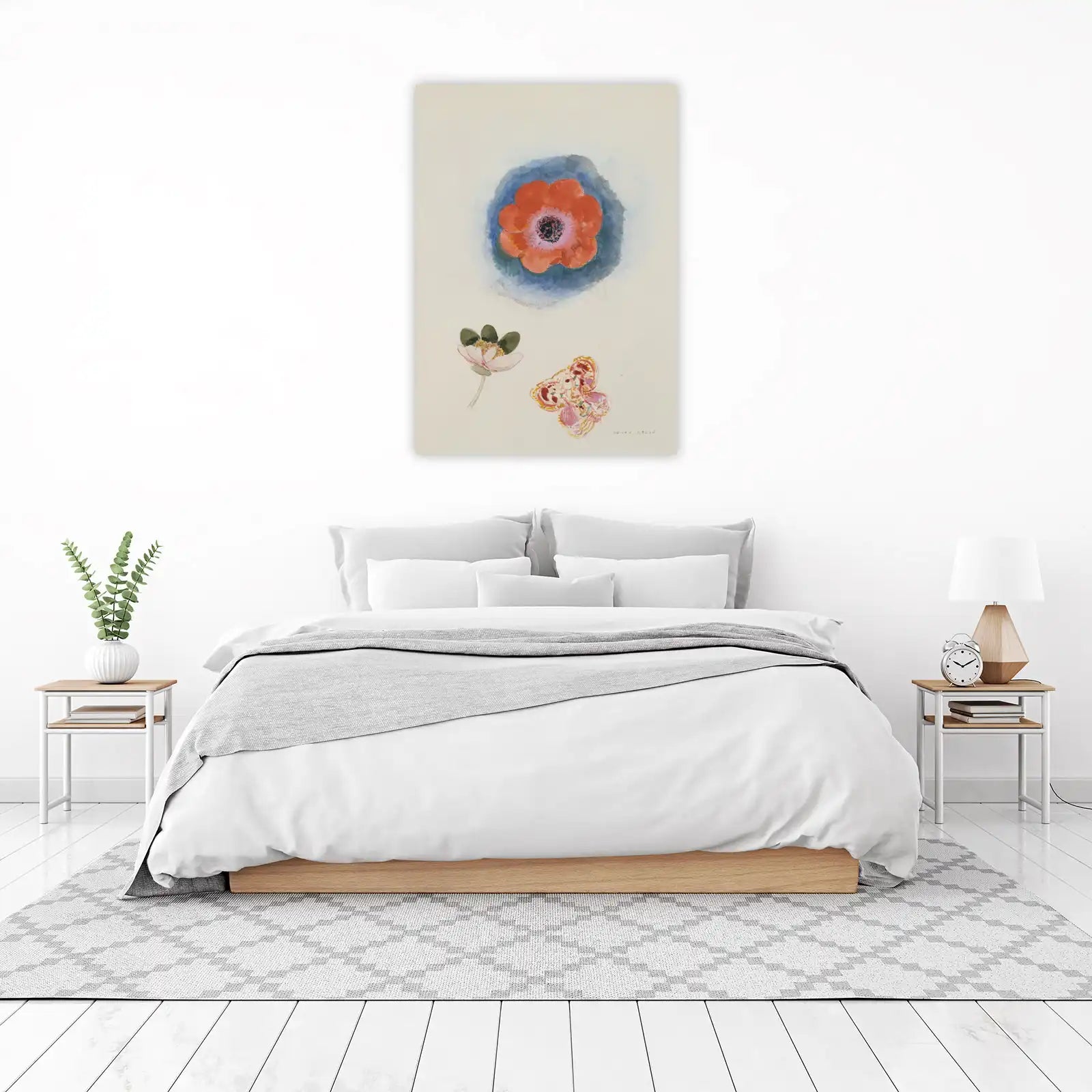Vibrant Anemone Floral Study Wall Art