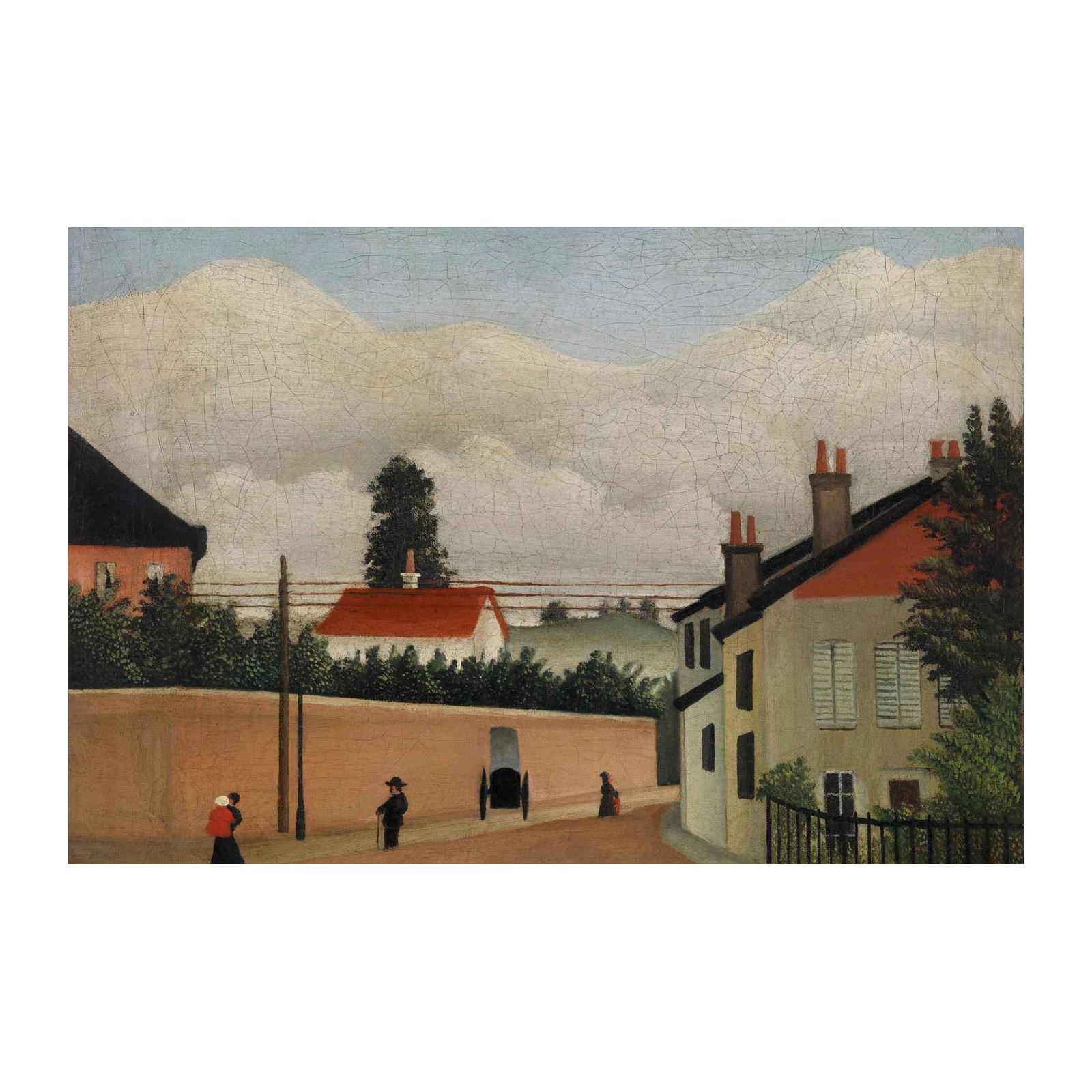 Henri Rousseau Street Scene Wall Art