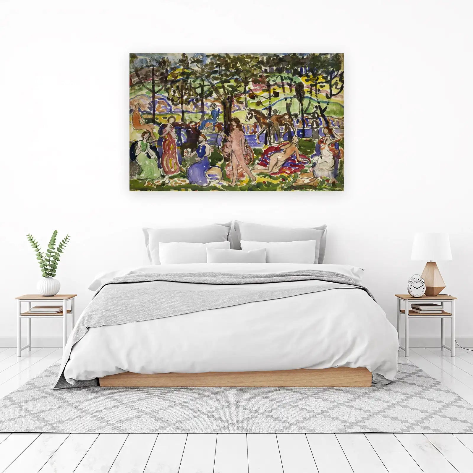 Impressionist Picnic Scene Wall Art