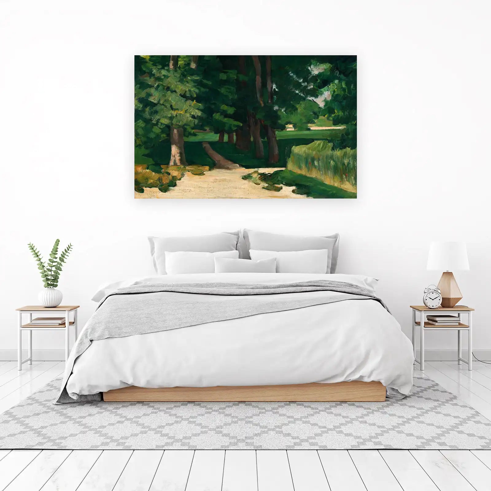 Lush Garden Path Impressionist Wall Art