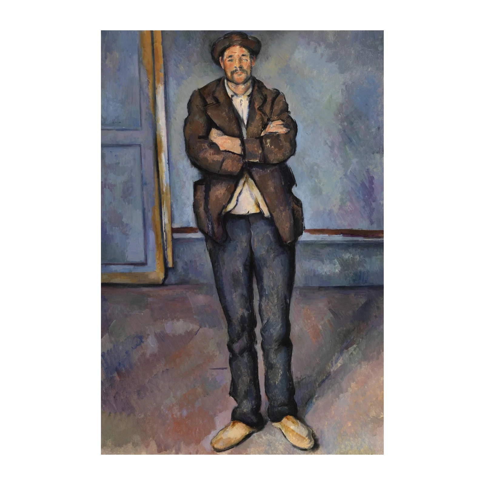 Boy in a Red Vest Portrait Wall Art