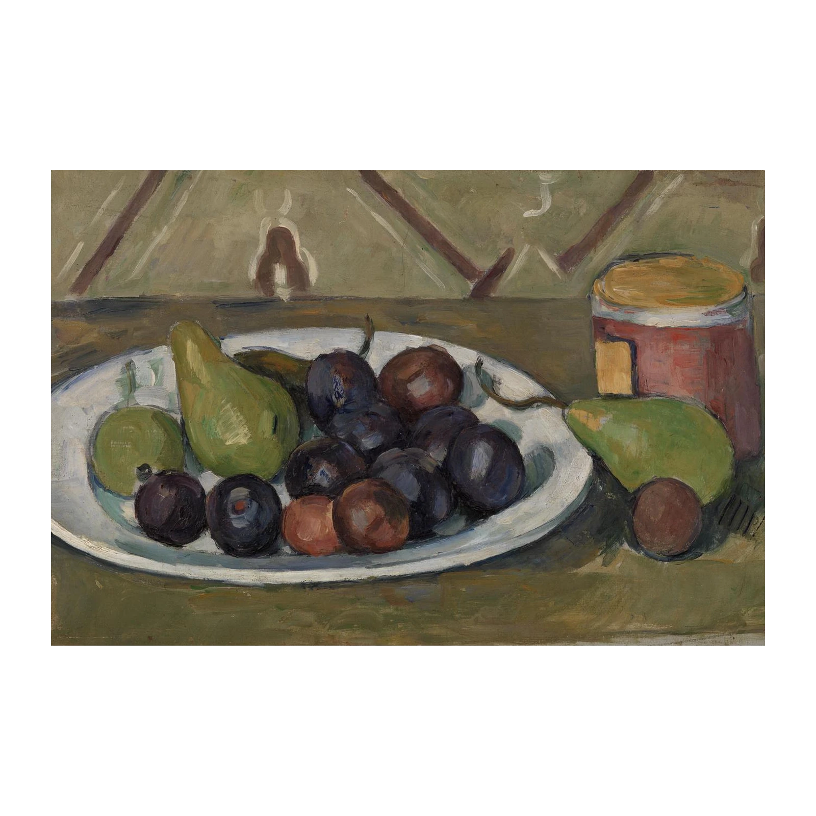 Classic Still Life Fruit Bowl Wall Art