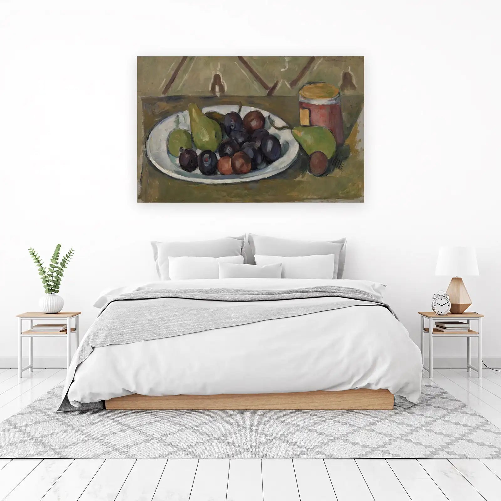 Classic Still Life Fruit Bowl Wall Art