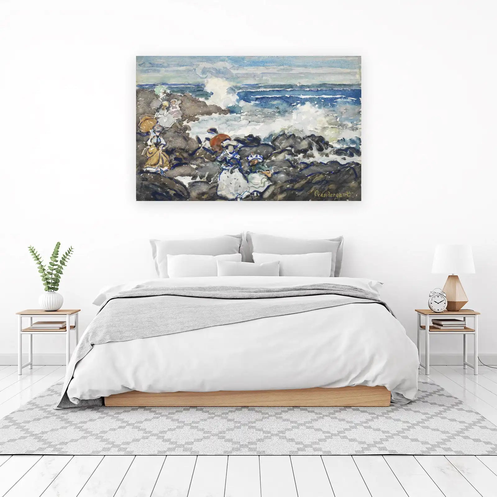 Coastal Serenity Seaside Gathering Wall Art