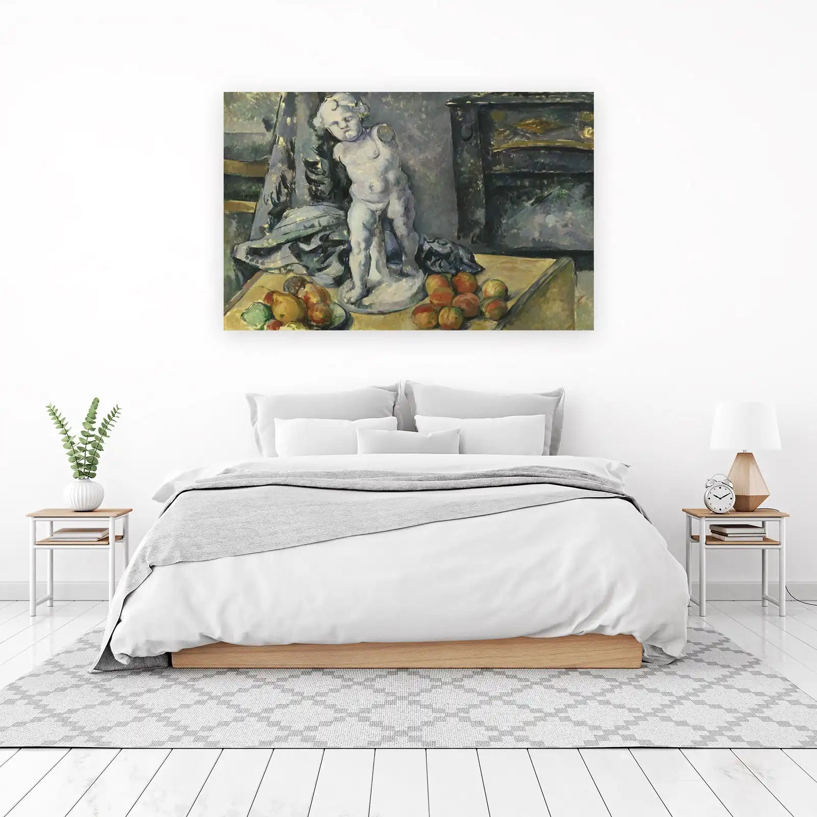 Cherub and Fruit Still Life Wall Art