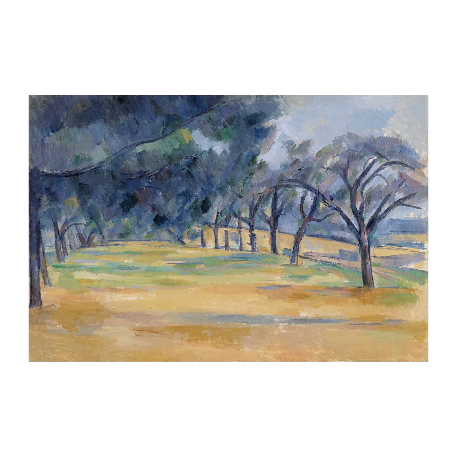 Impressionist Landscape Trees Wall Art
