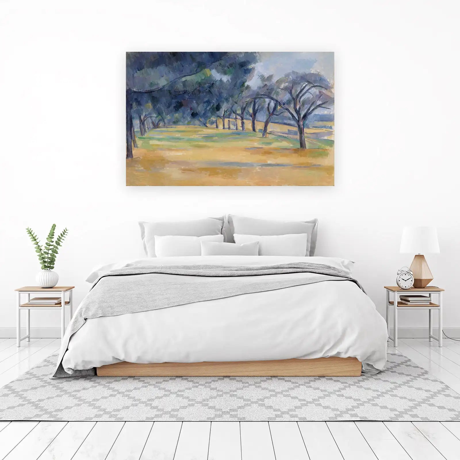 Impressionist Landscape Trees Wall Art