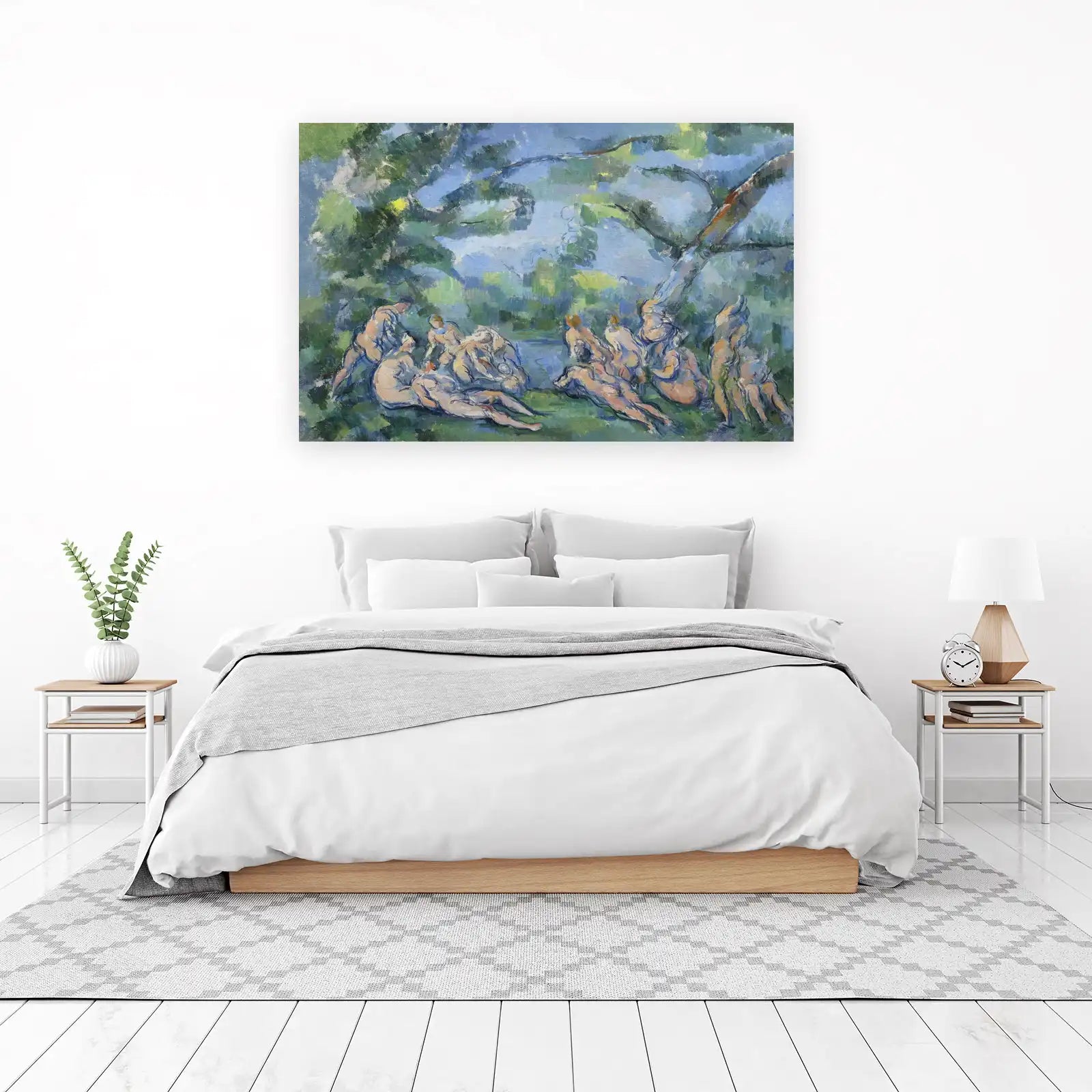 Bathers Serene Nature Wall Art