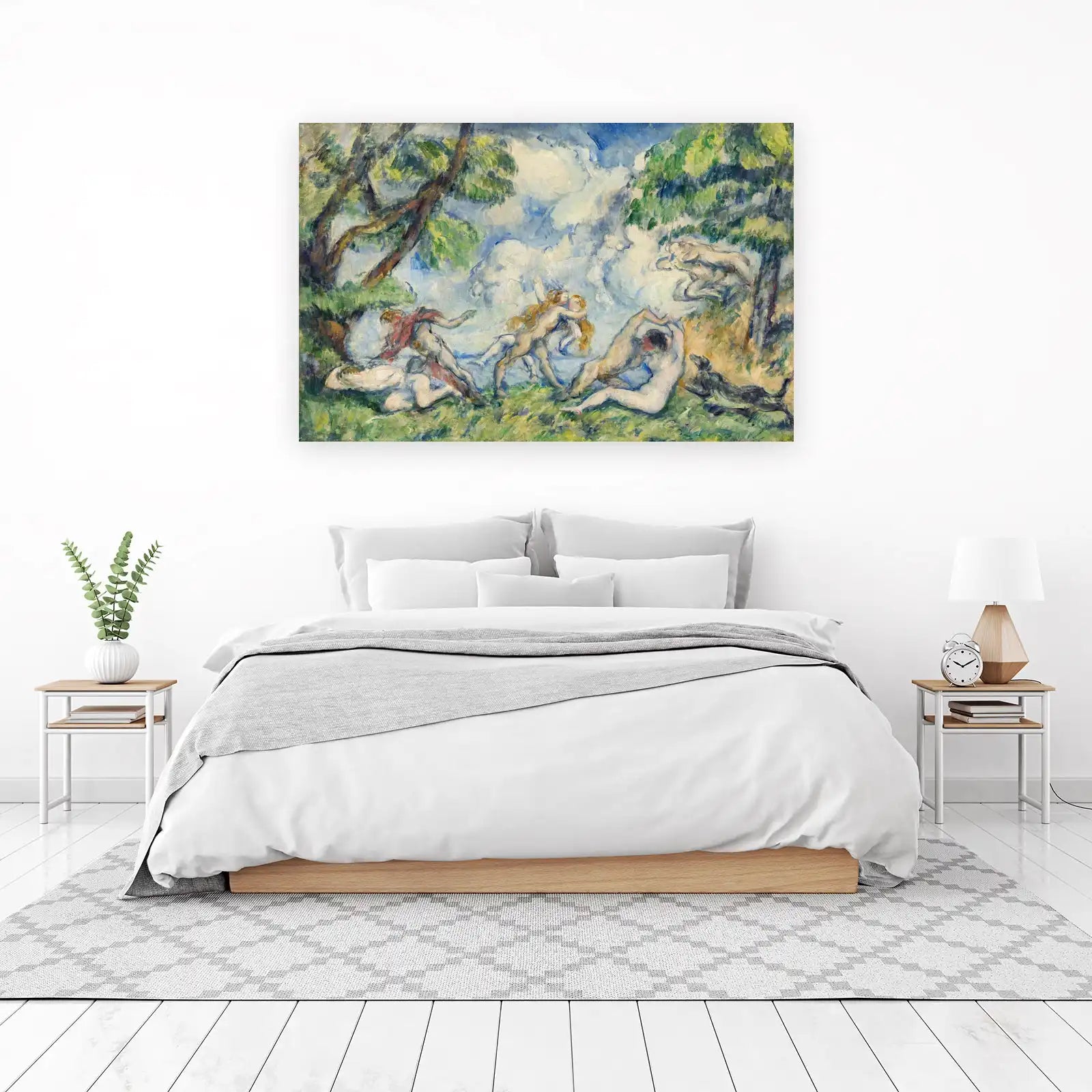 Bathers by a Stream Impressionist Wall Art