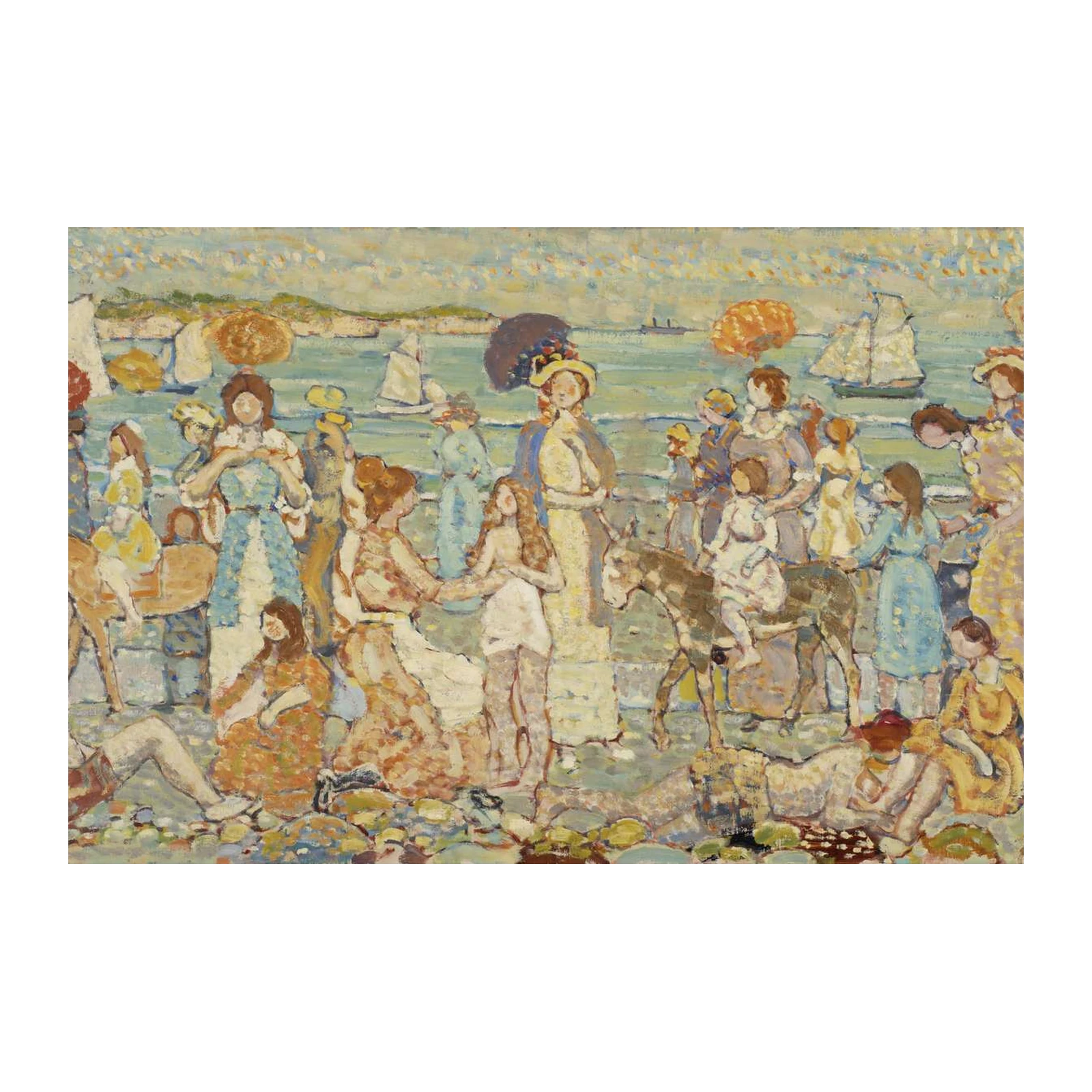 Vintage Seaside Gathering Wall Art