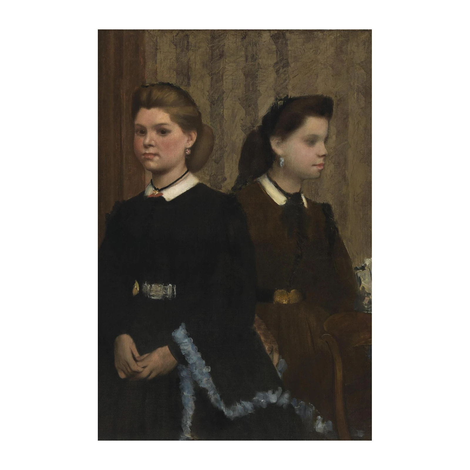 Victorian Sisters Portrait Wall Art