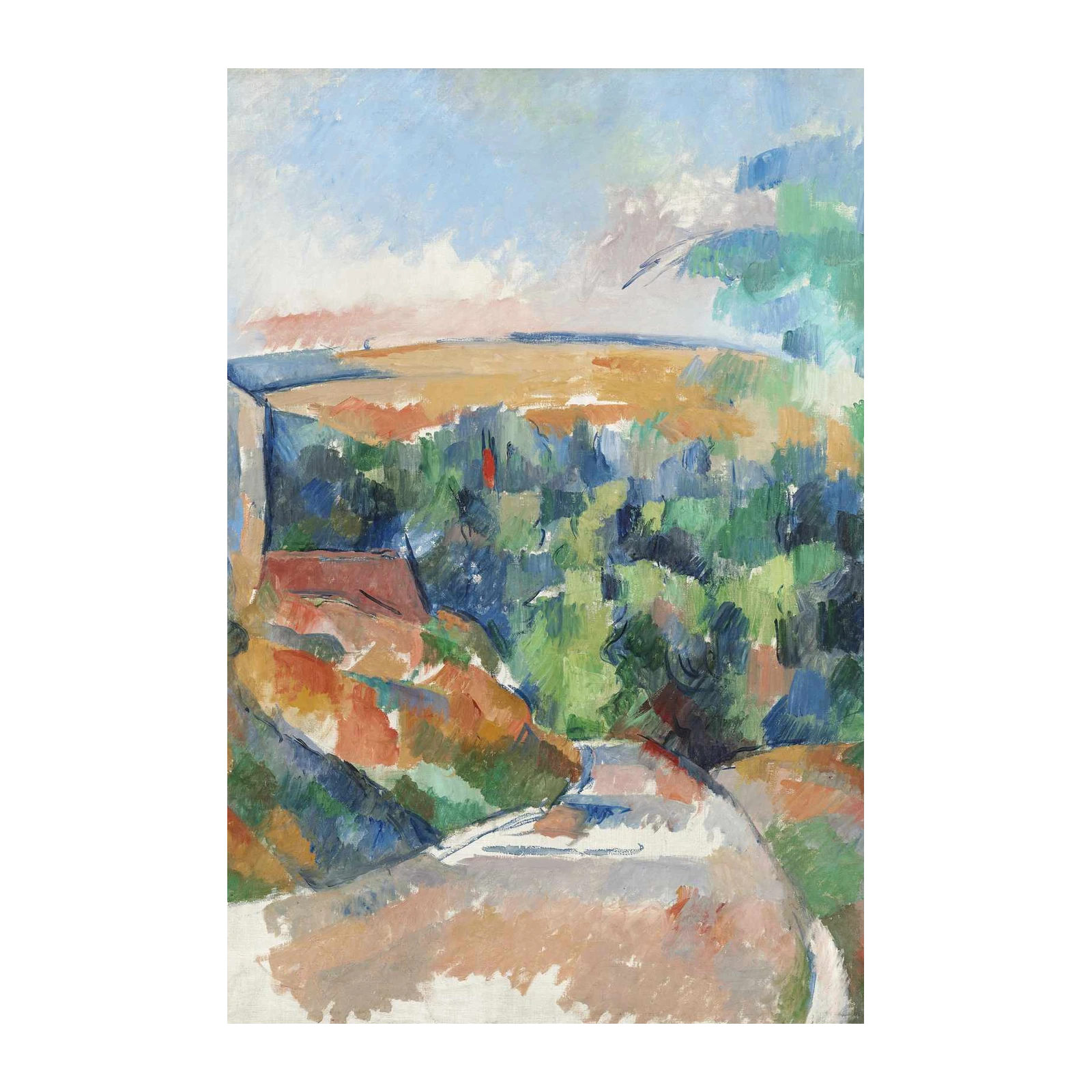 Impressionist Landscape "Hillside" Wall Art