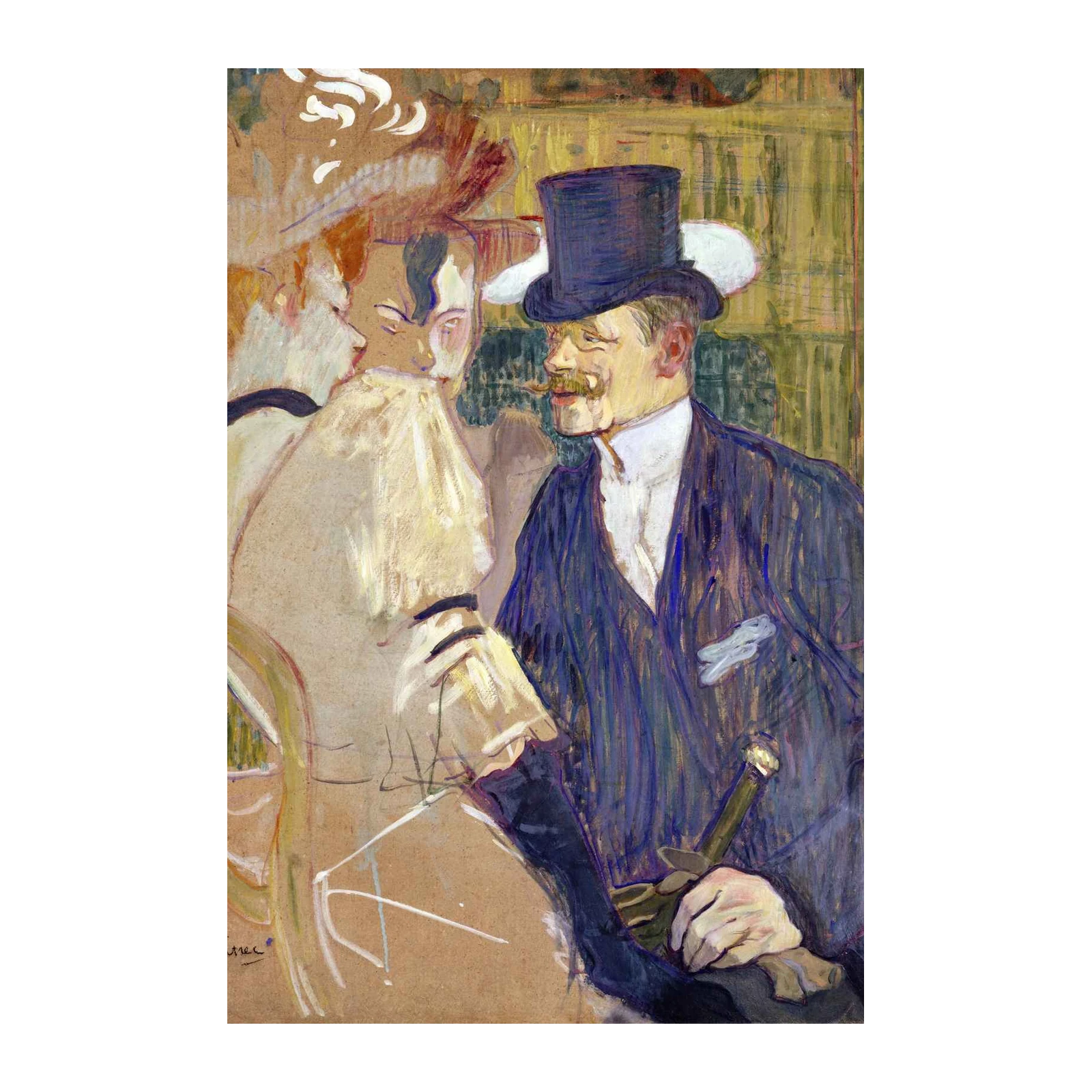 At the Moulin Rouge 1892 Wall Art
