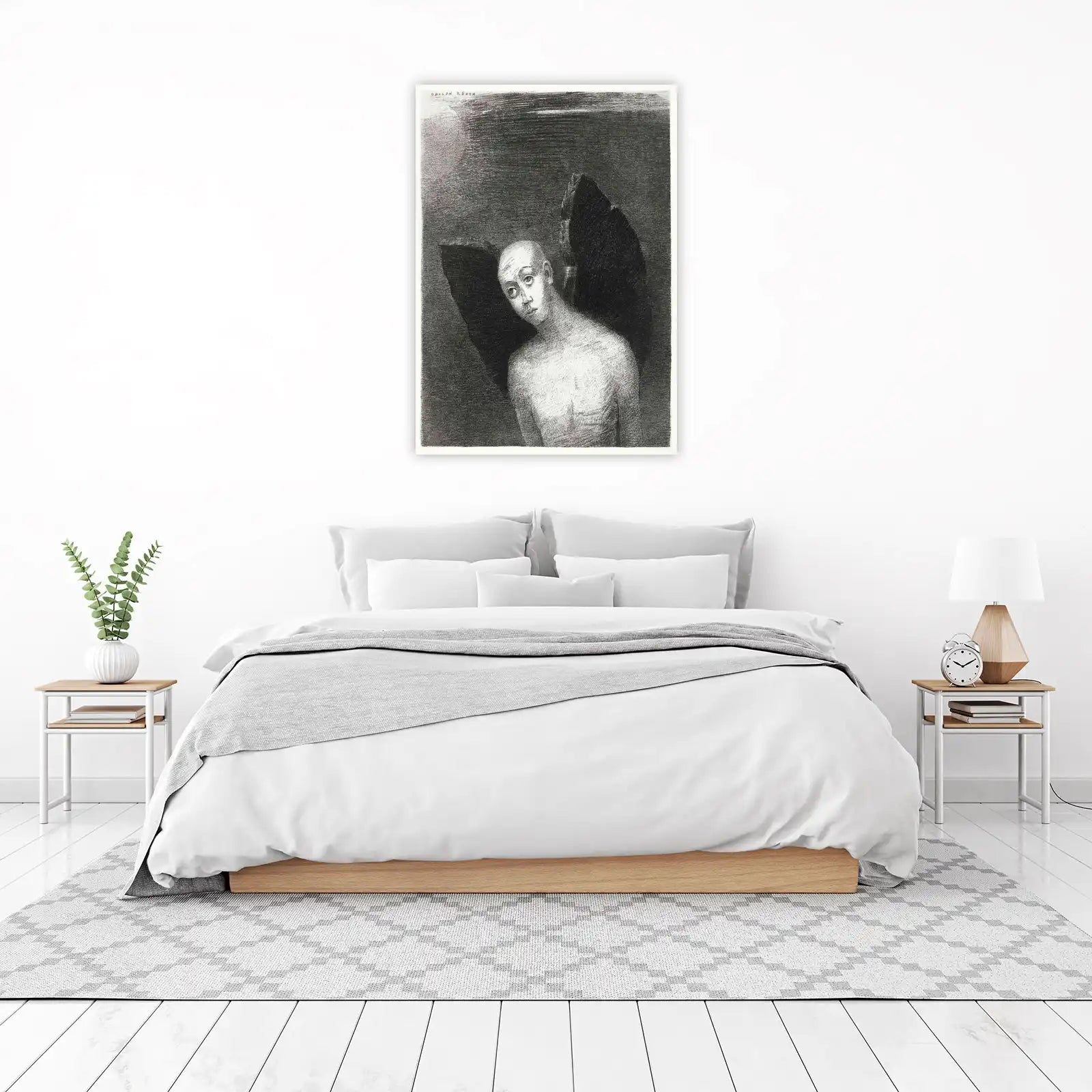 Mysterious Angel Portrait Wall Art