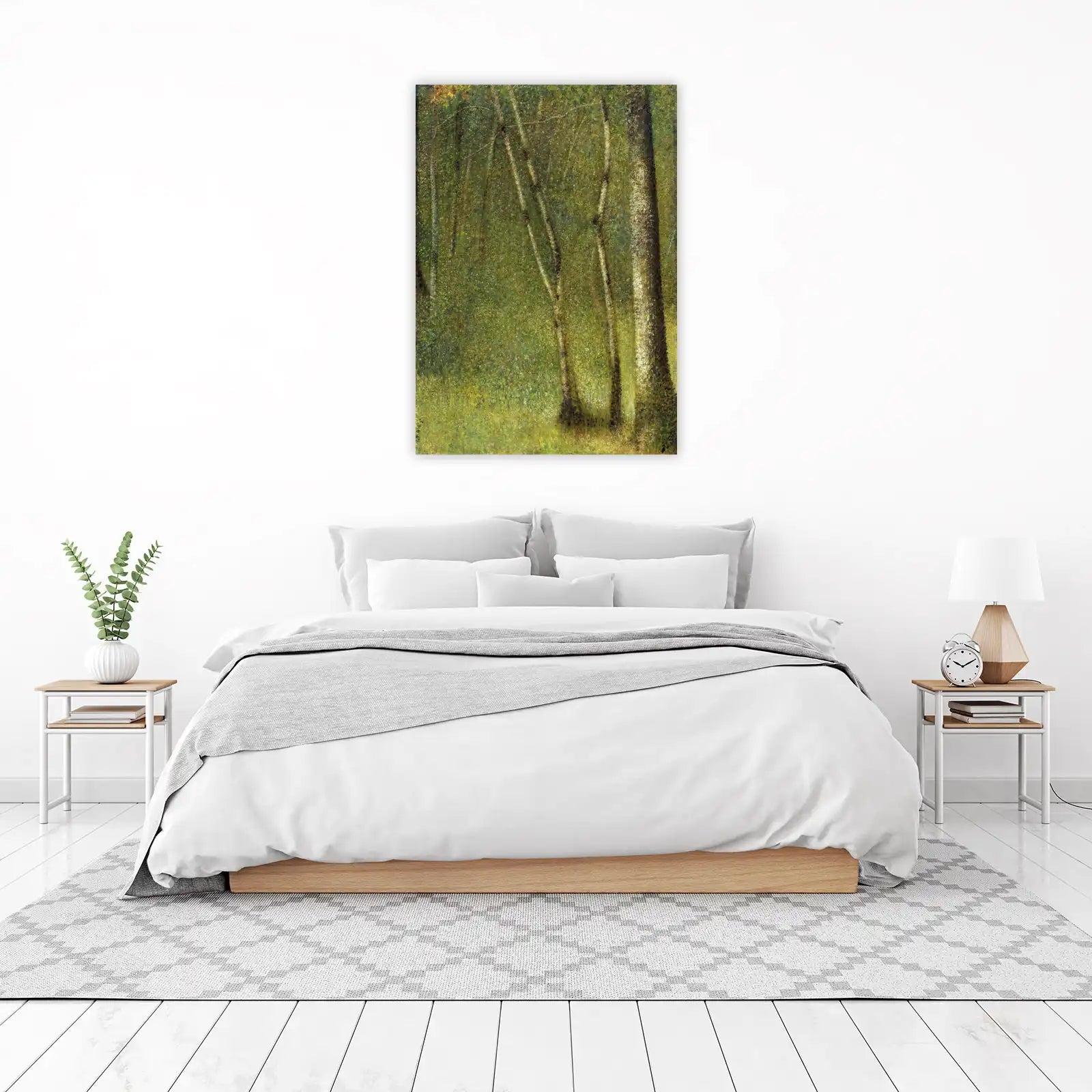 Enchanting Forest Sunlight Wall Art