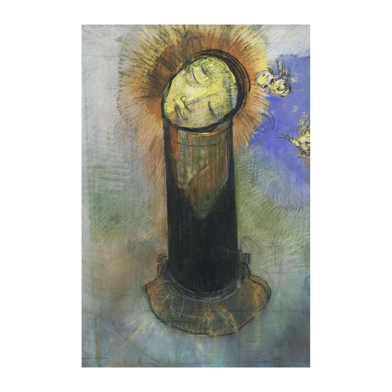 Mystical Figure Dreamscape Wall Art
