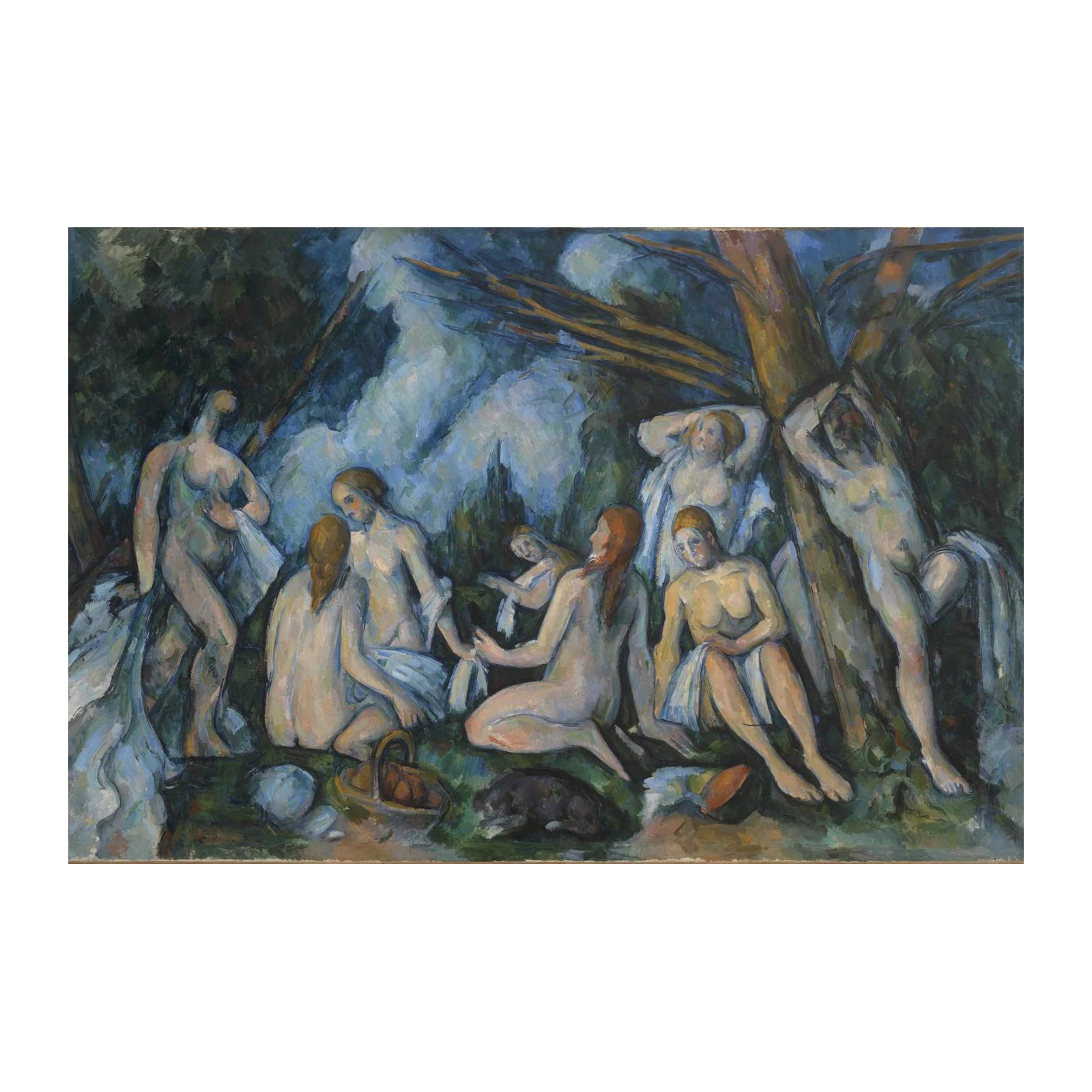 Bathers by Paul Cezanne Wall Art
