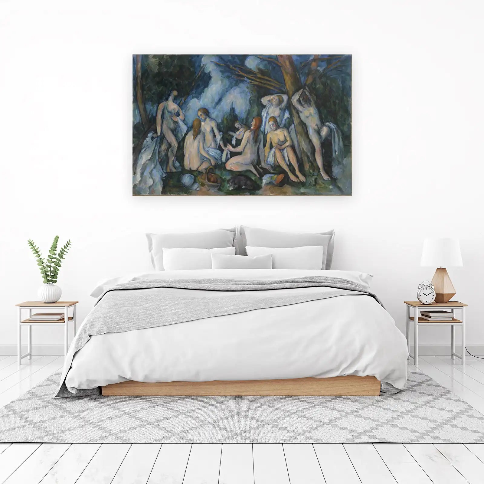 Bathers by Paul Cezanne Wall Art