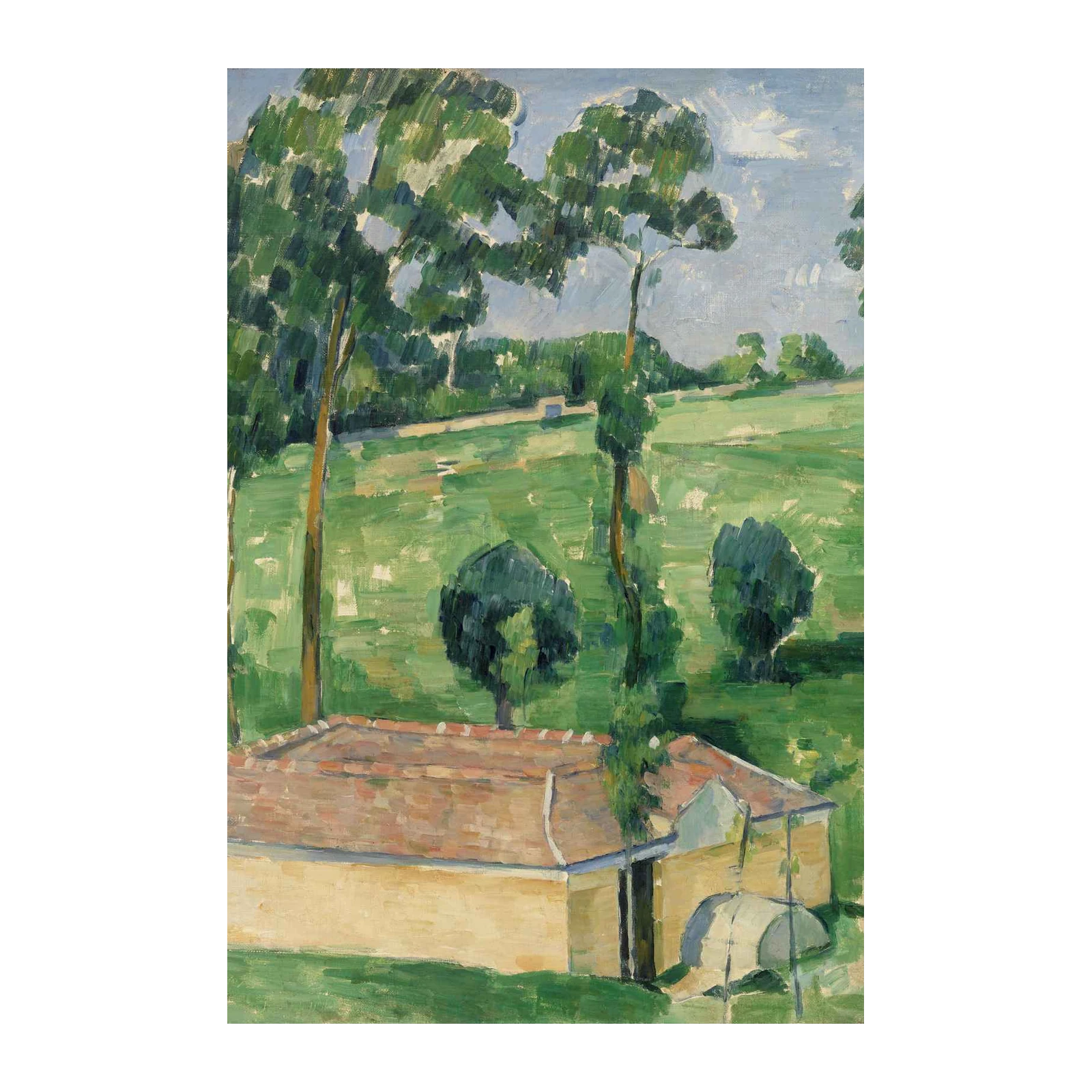 Vibrant Landscape: Impressionist Countryside Wall Art