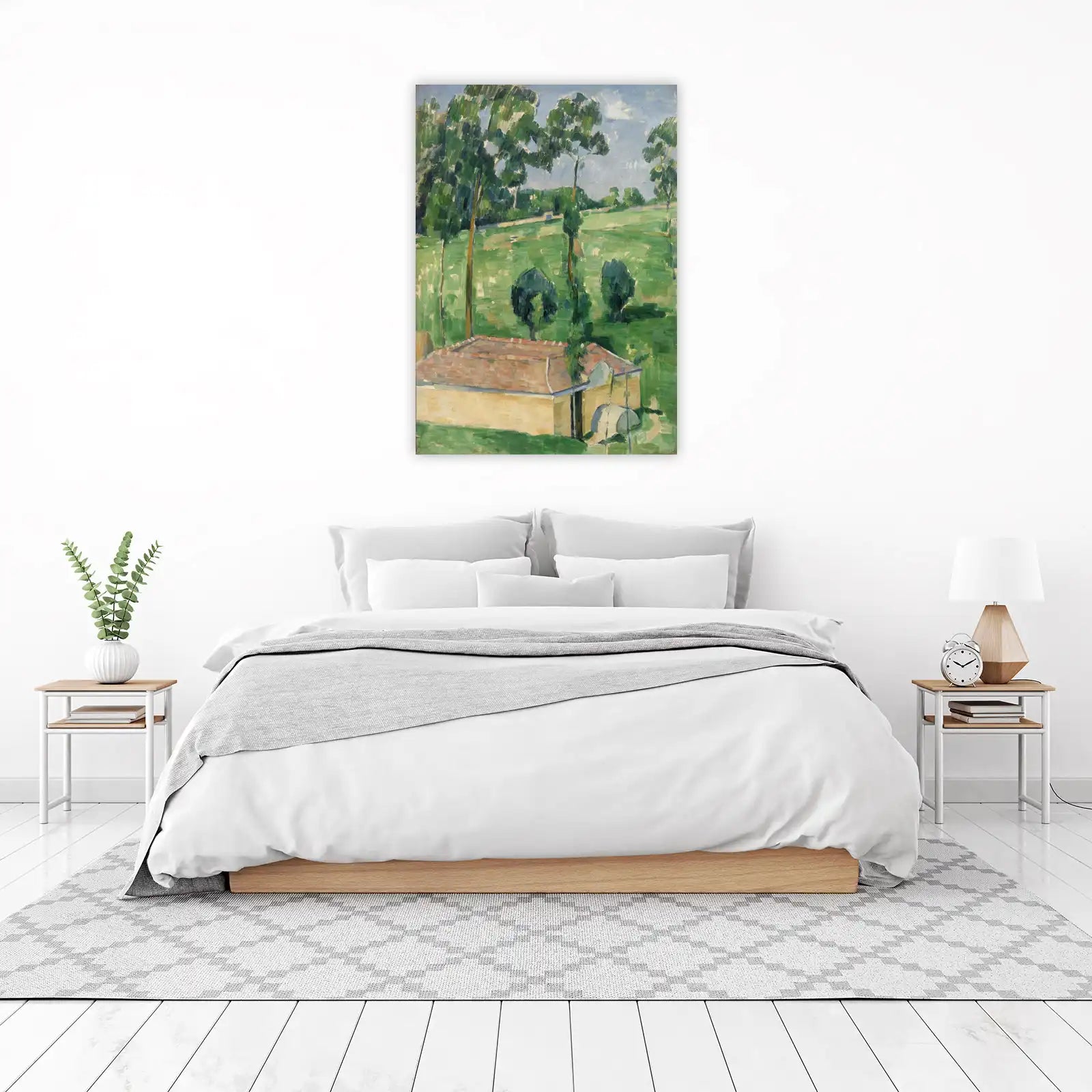Vibrant Landscape: Impressionist Countryside Wall Art